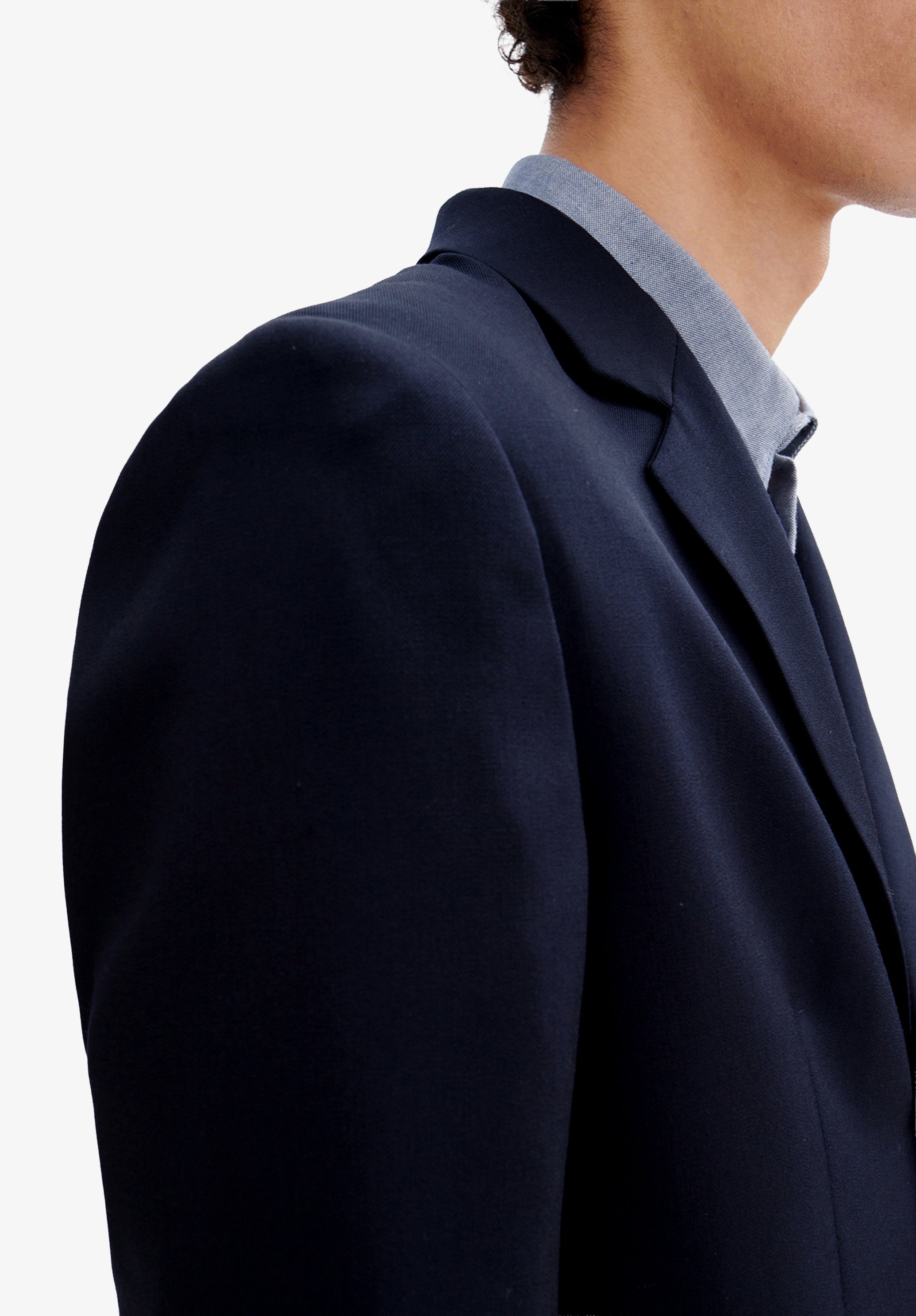 A.P.C. Sakko Marine Wollmix Gerade 2-Knopf