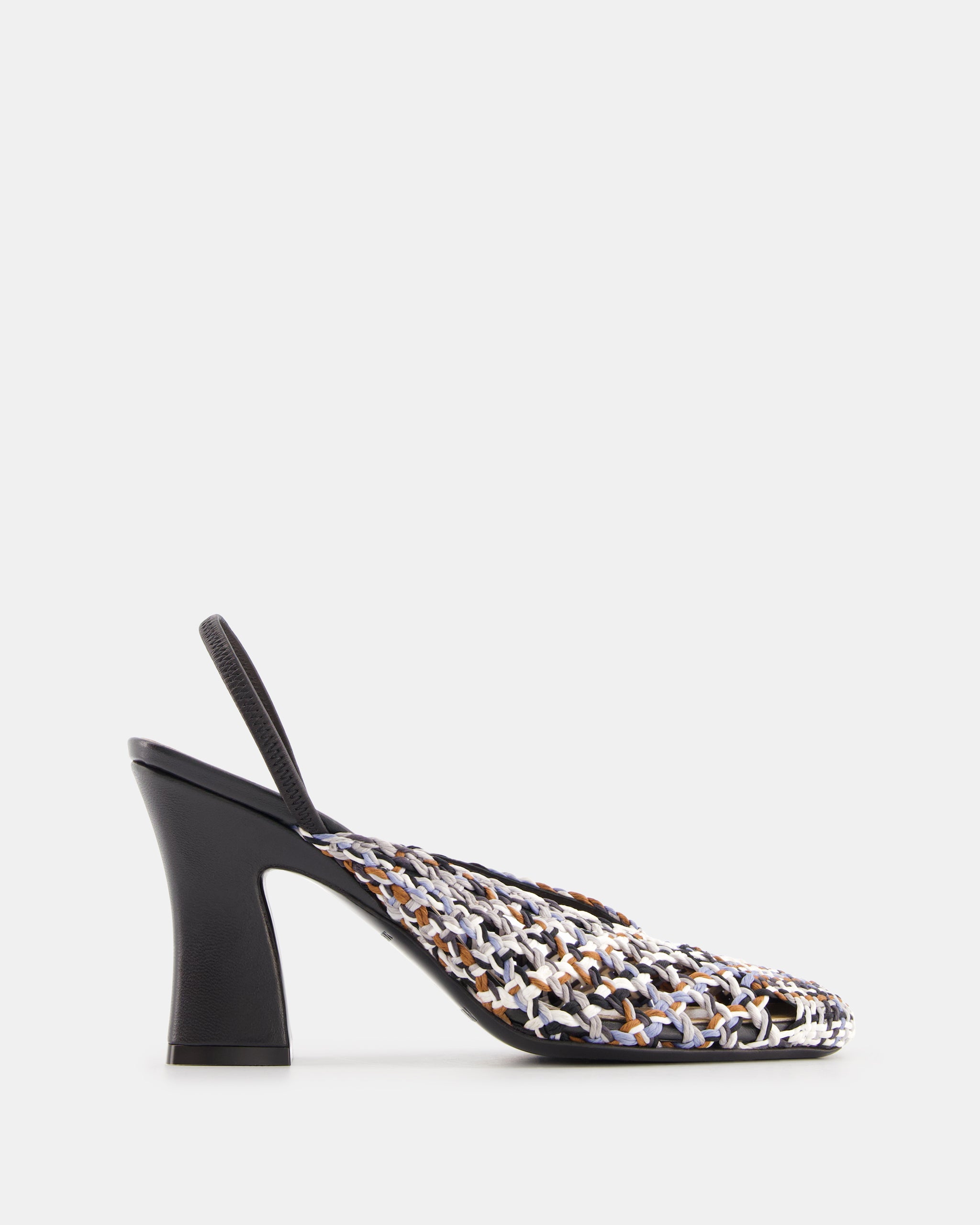 Nodaleto Nodstalgia Anya 90 Slingback Black Yarn 9 cm