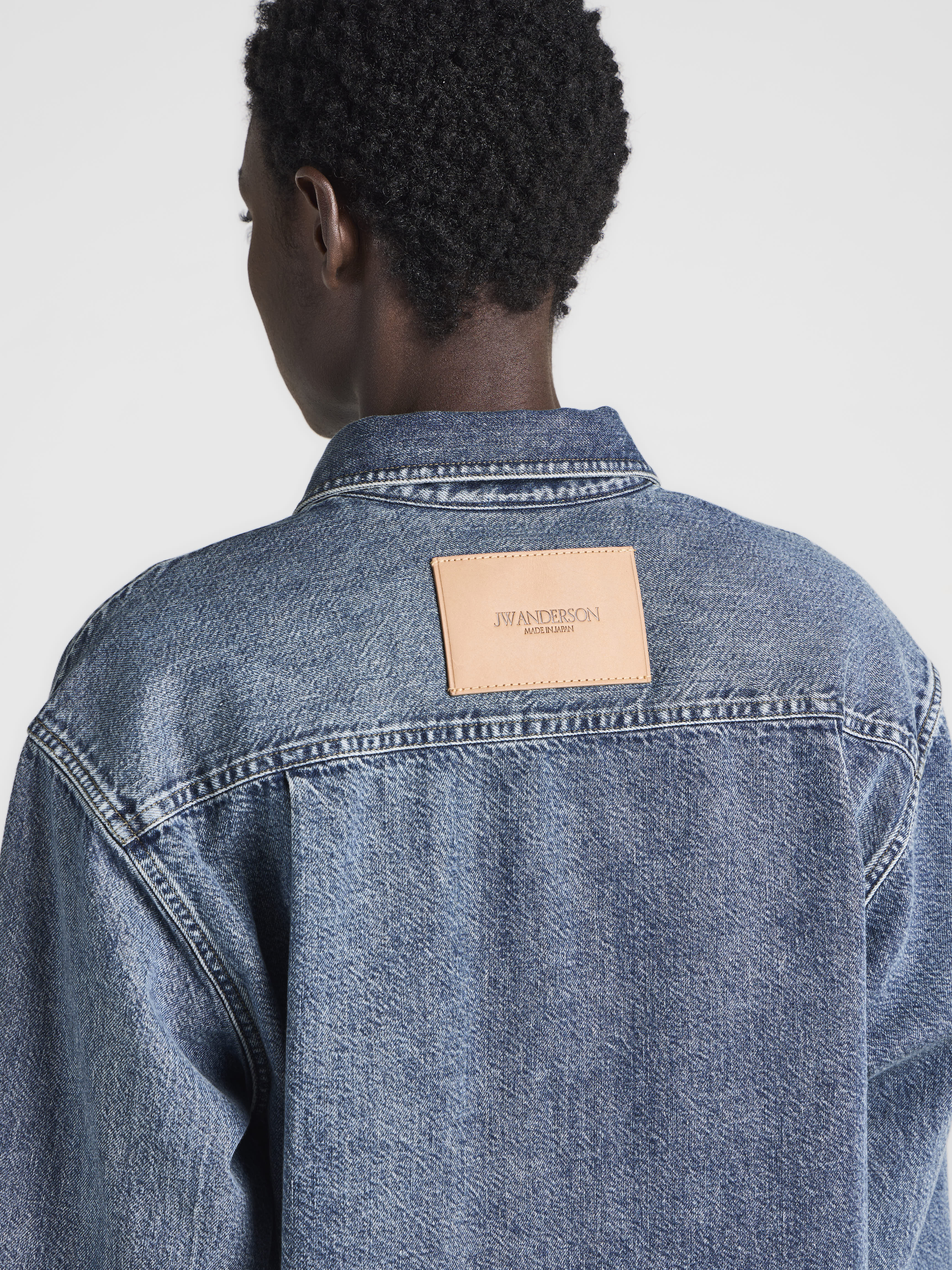 J.W. Anderson Denim Overshirt Mid Blue Jeanshemd Damen