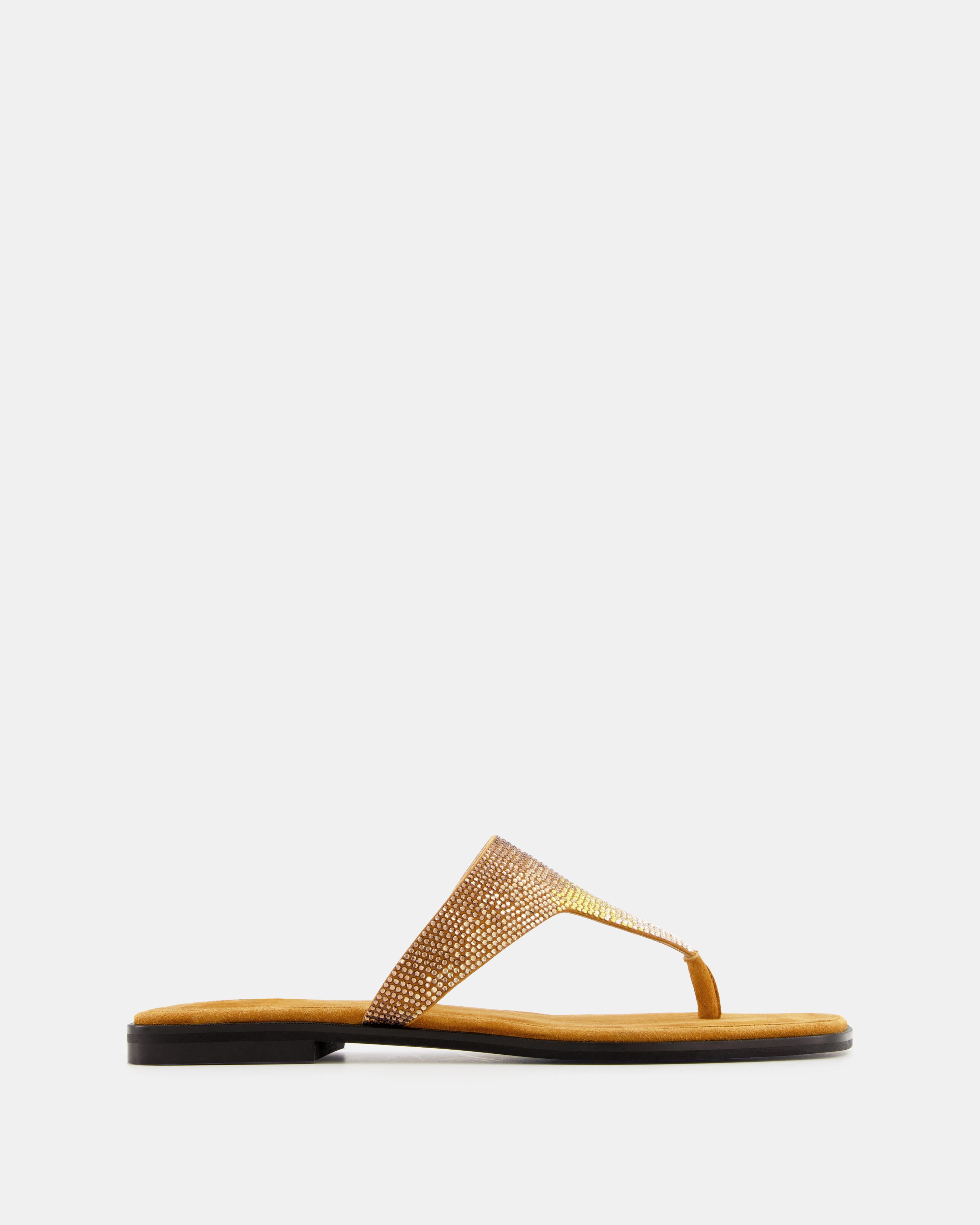 Nodaleto Bulla Nova Flat Sunlight Suede Sandale Strass
