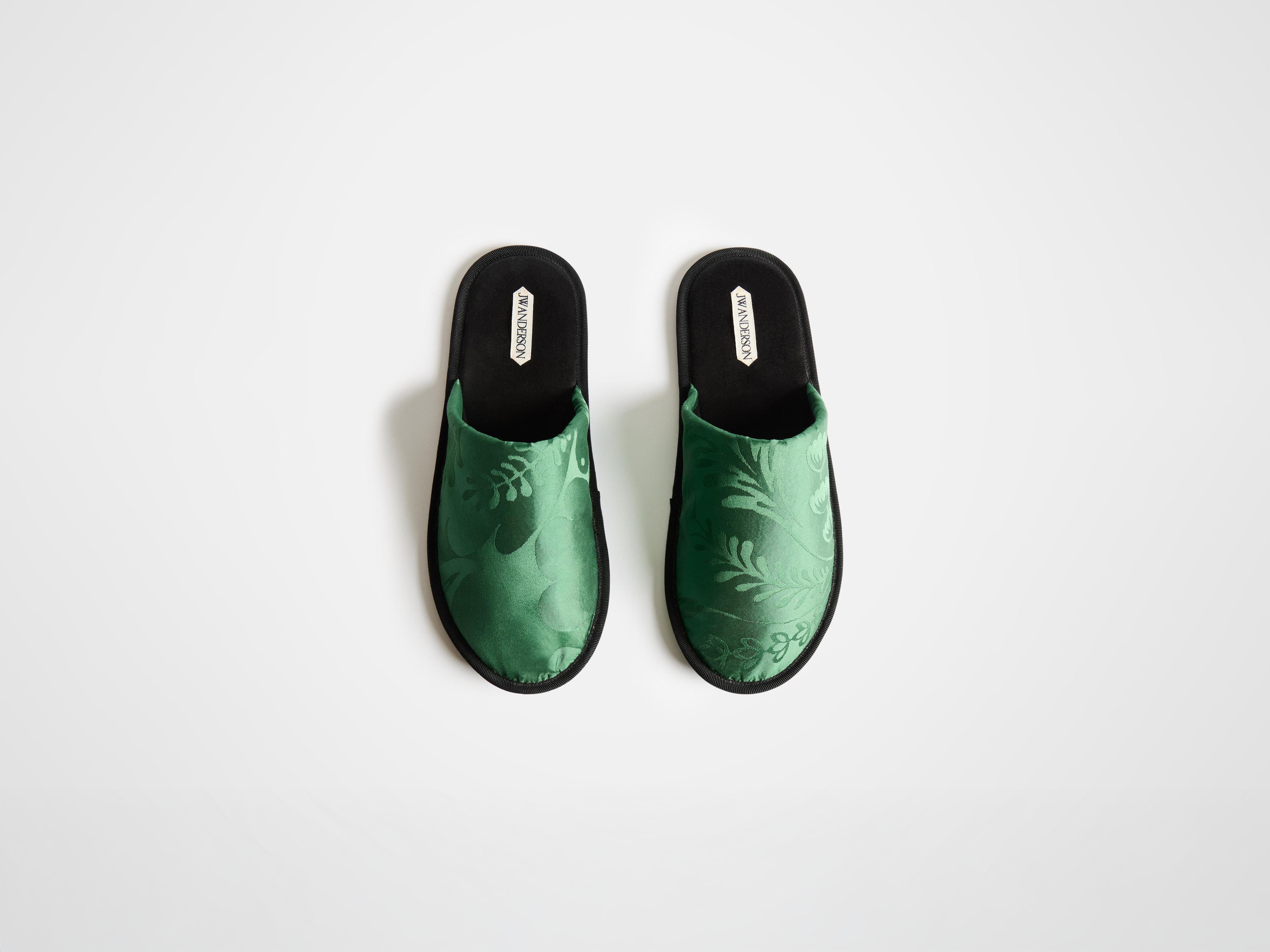 J.W.Anderson Close Toe Slides Pantoletten Emerald Damen