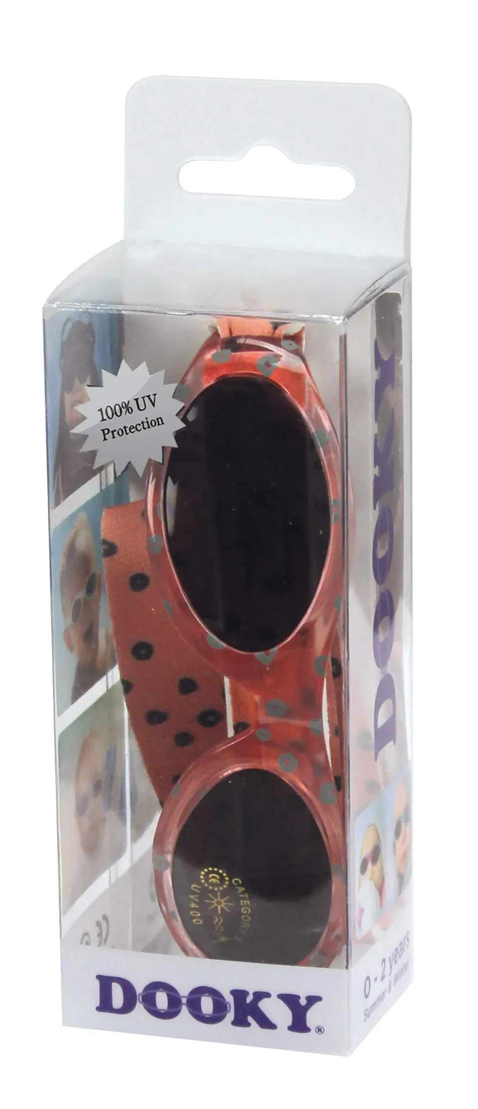 Dooky Sunglasses Baby Banz Perfect Peach 0-2 Jahre UV 400
