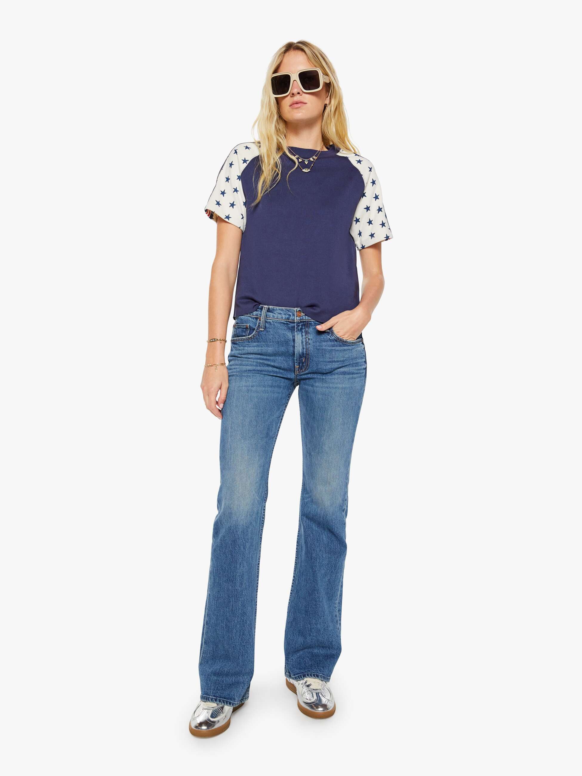 Mother S/S Concert Racer T-Shirt Patriot Blue Baumwolle