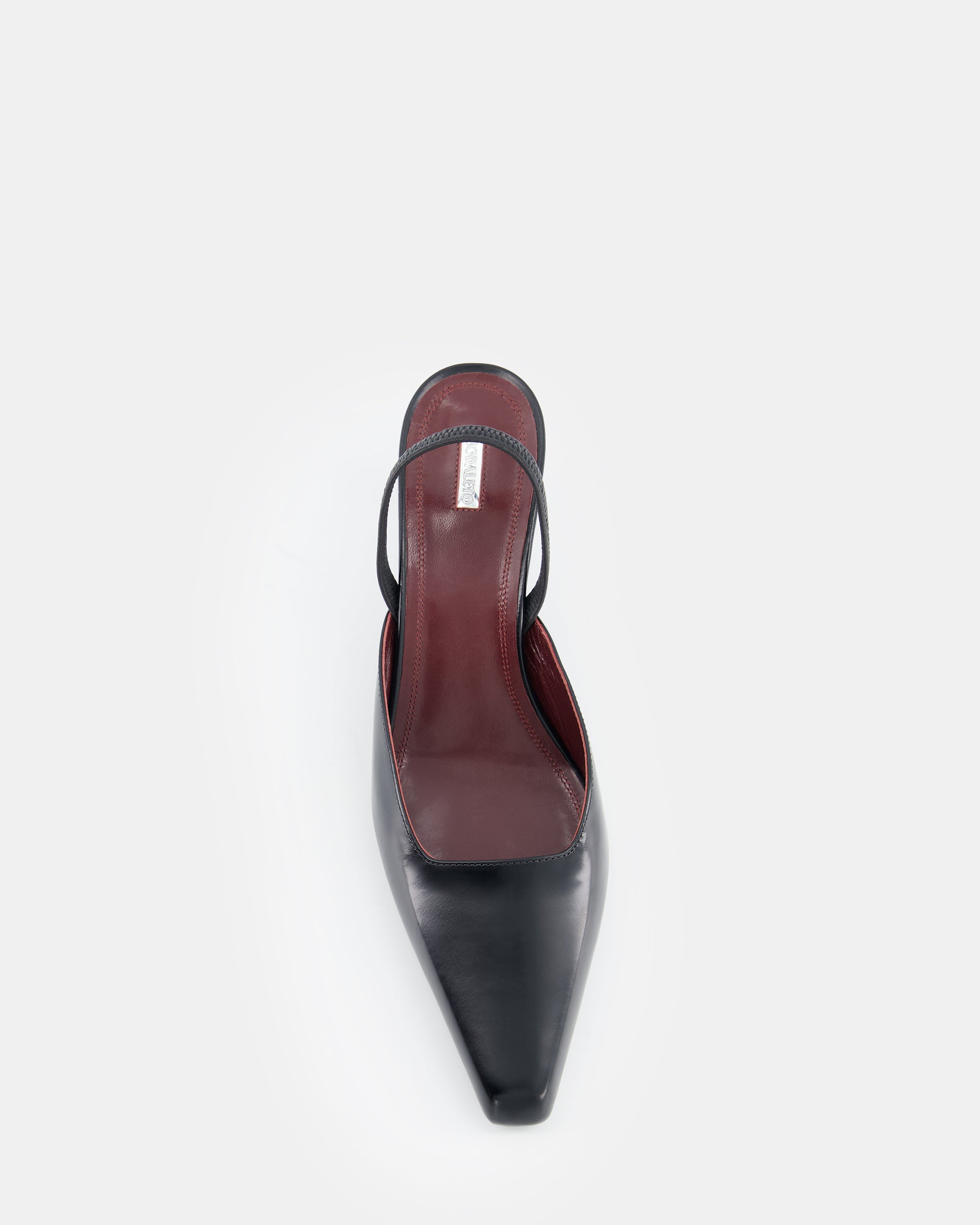 Nodaleto Dona Sling Back 50 Slingback Schwarz Black Glassed