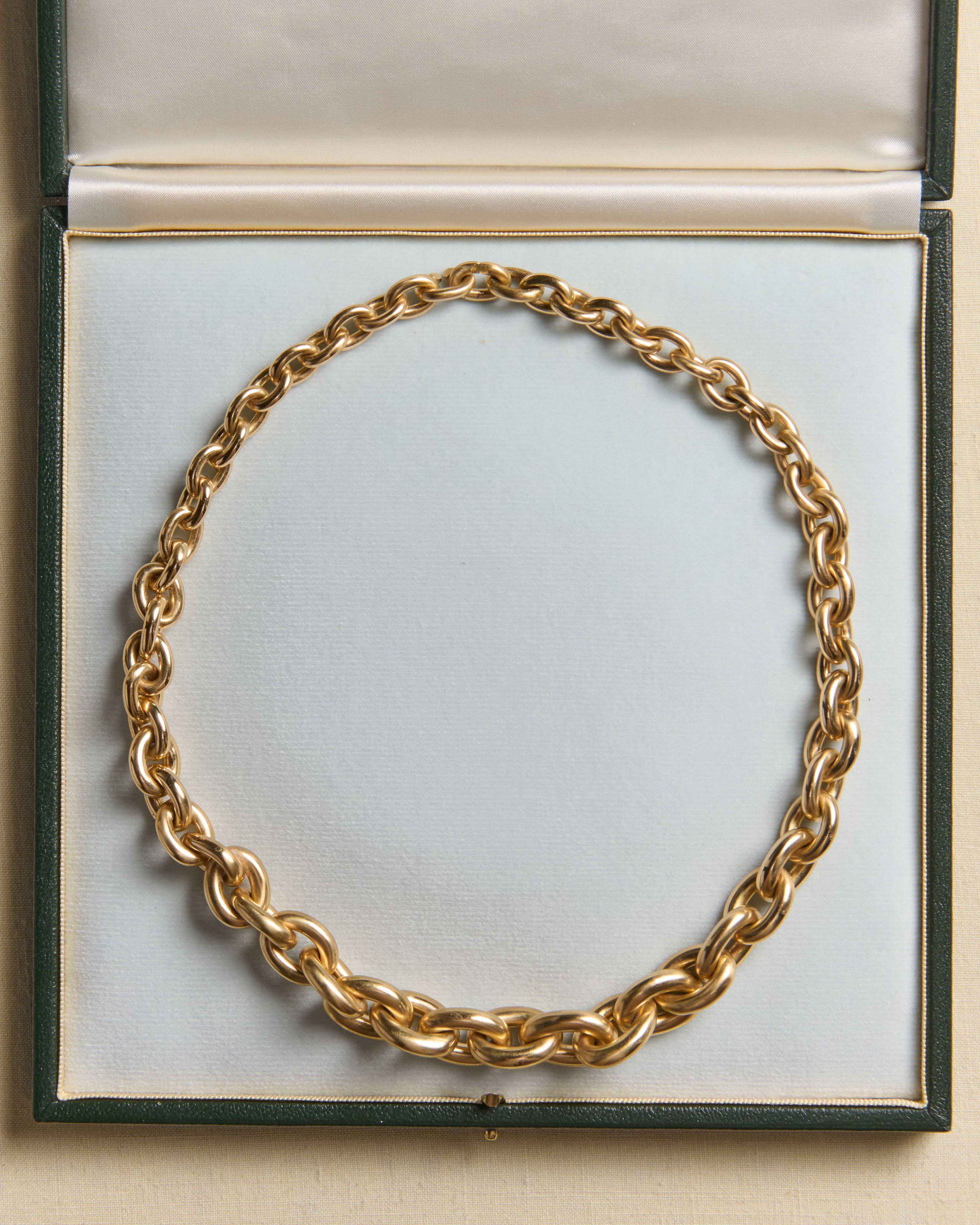 J.W.Anderson Fine Jewellery Chain-Link Halskette 18kt Gelbgold