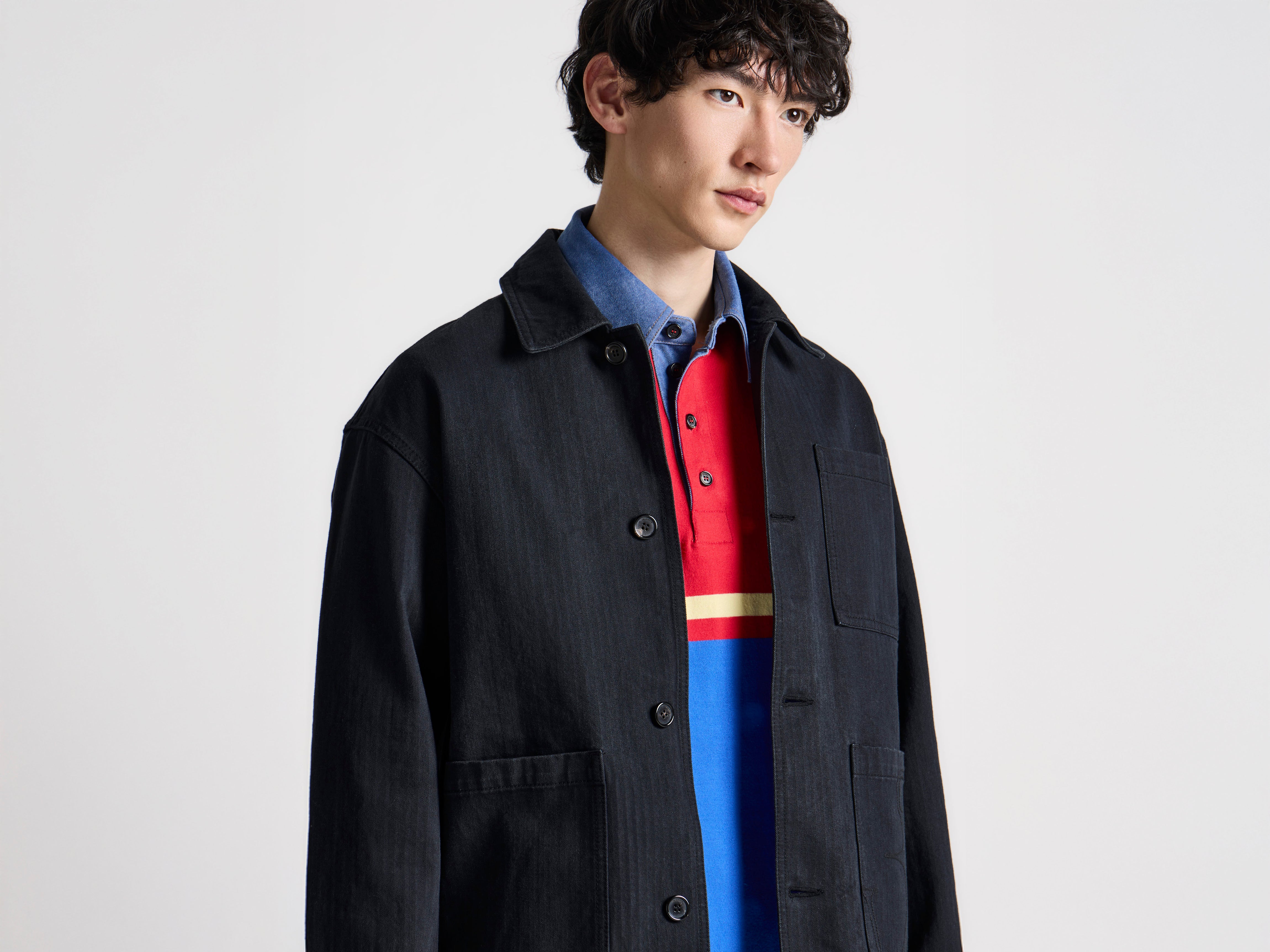 J.W.Anderson Workwear Patch Pocket Jacke Herren schwarz