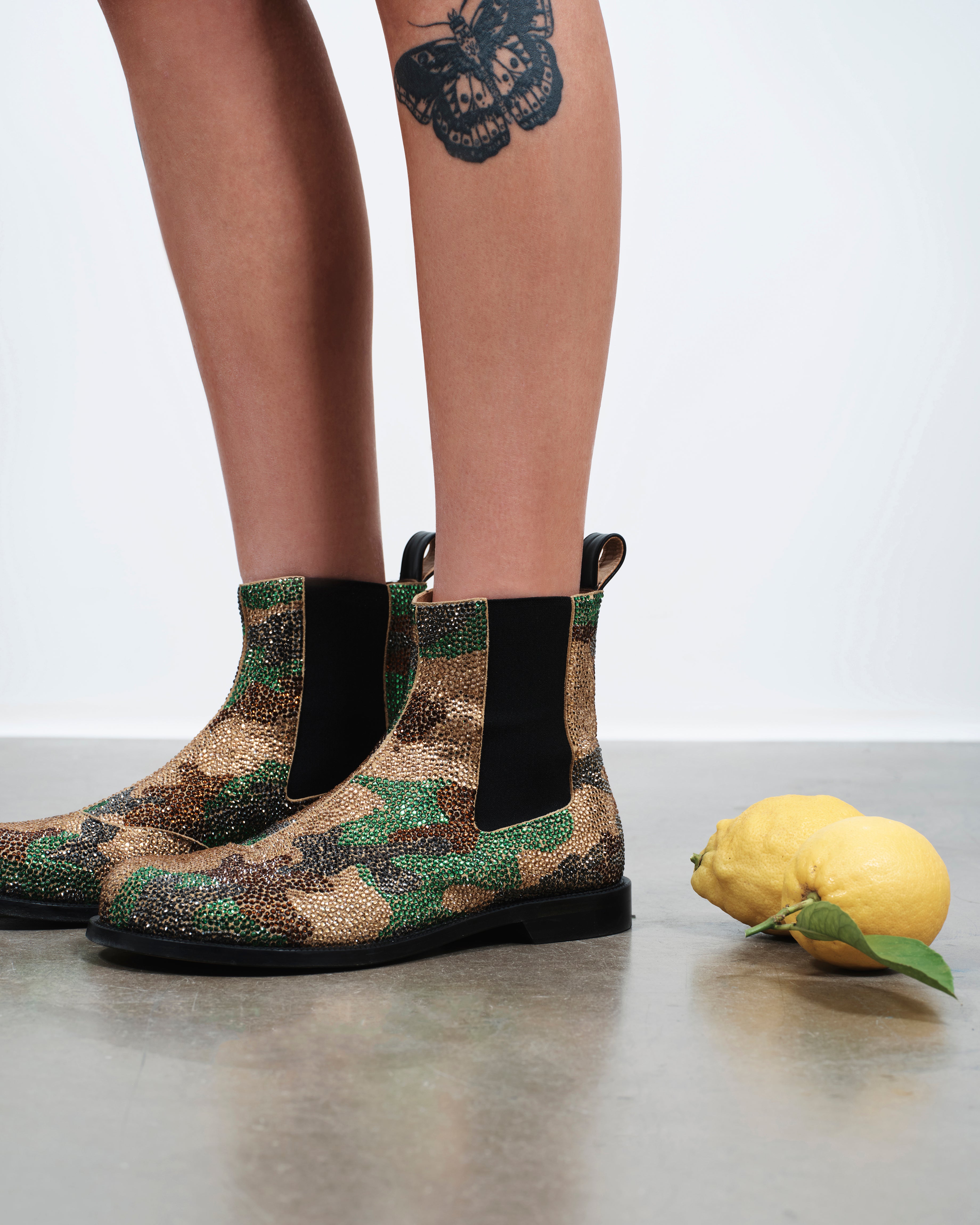 J.W.Anderson Shoes Chelsea Loafer Boots Damen Military Green