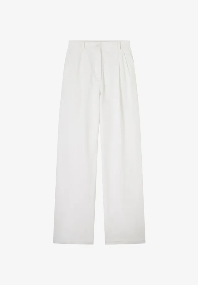 A.P.C. Ginny Hose Baumwolle Gr. 38 weiß weit
