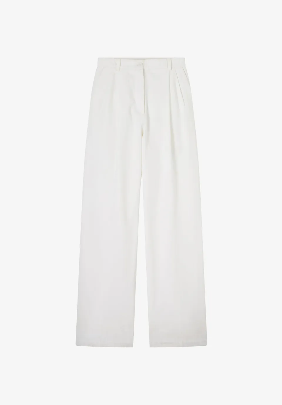 A.P.C. Ginny Hose Baumwolle Gr. 38 weiß weit