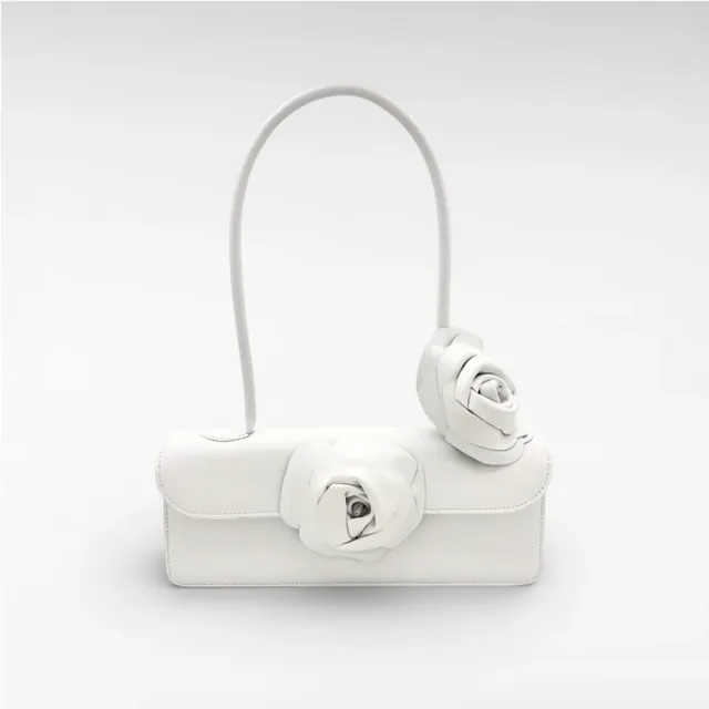 Gedebe Chelsea Handtasche Leder Blumen