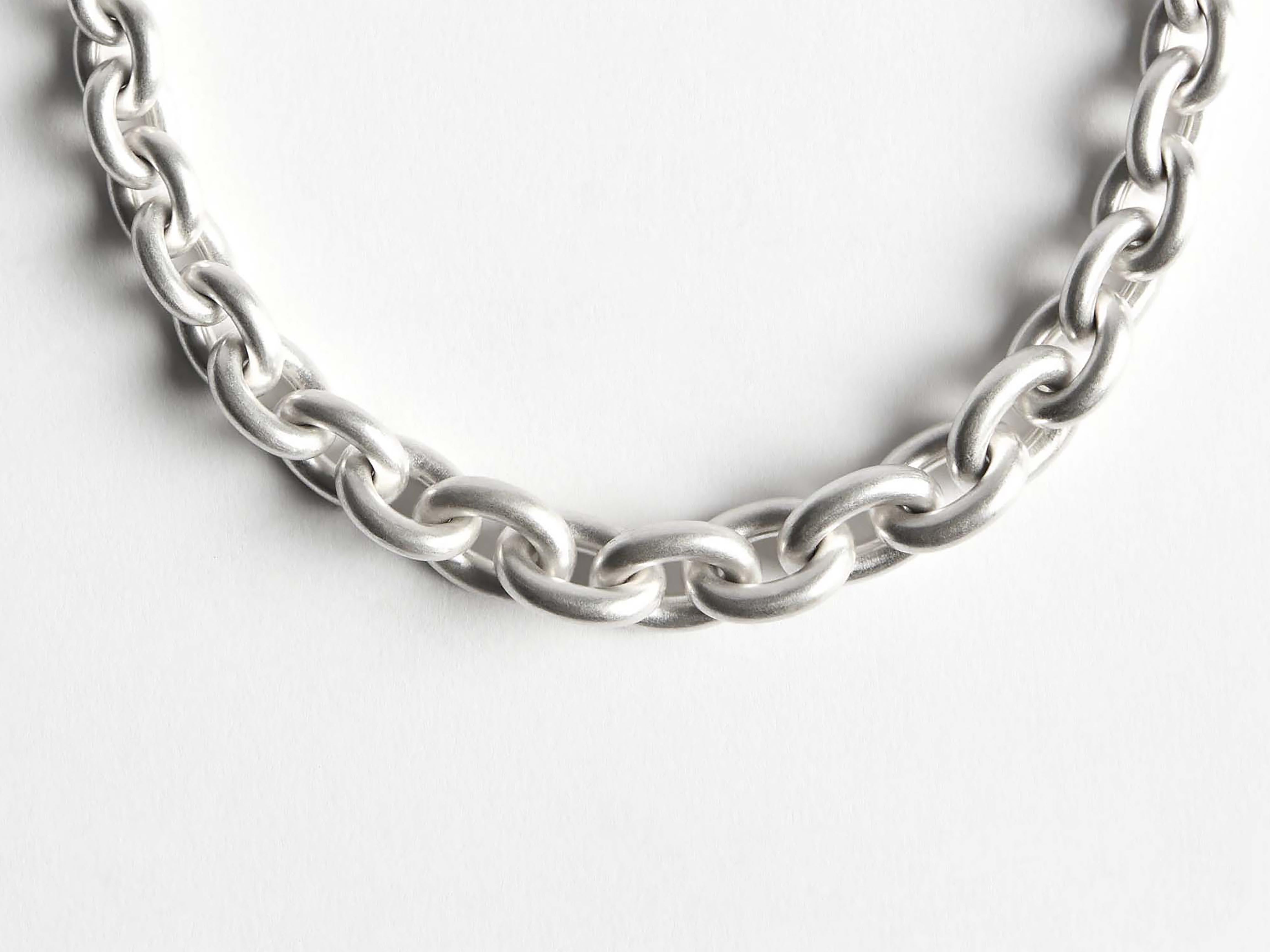 J.W.Anderson Fine Jewellery Chain-Link Kette Weissgold 18kt