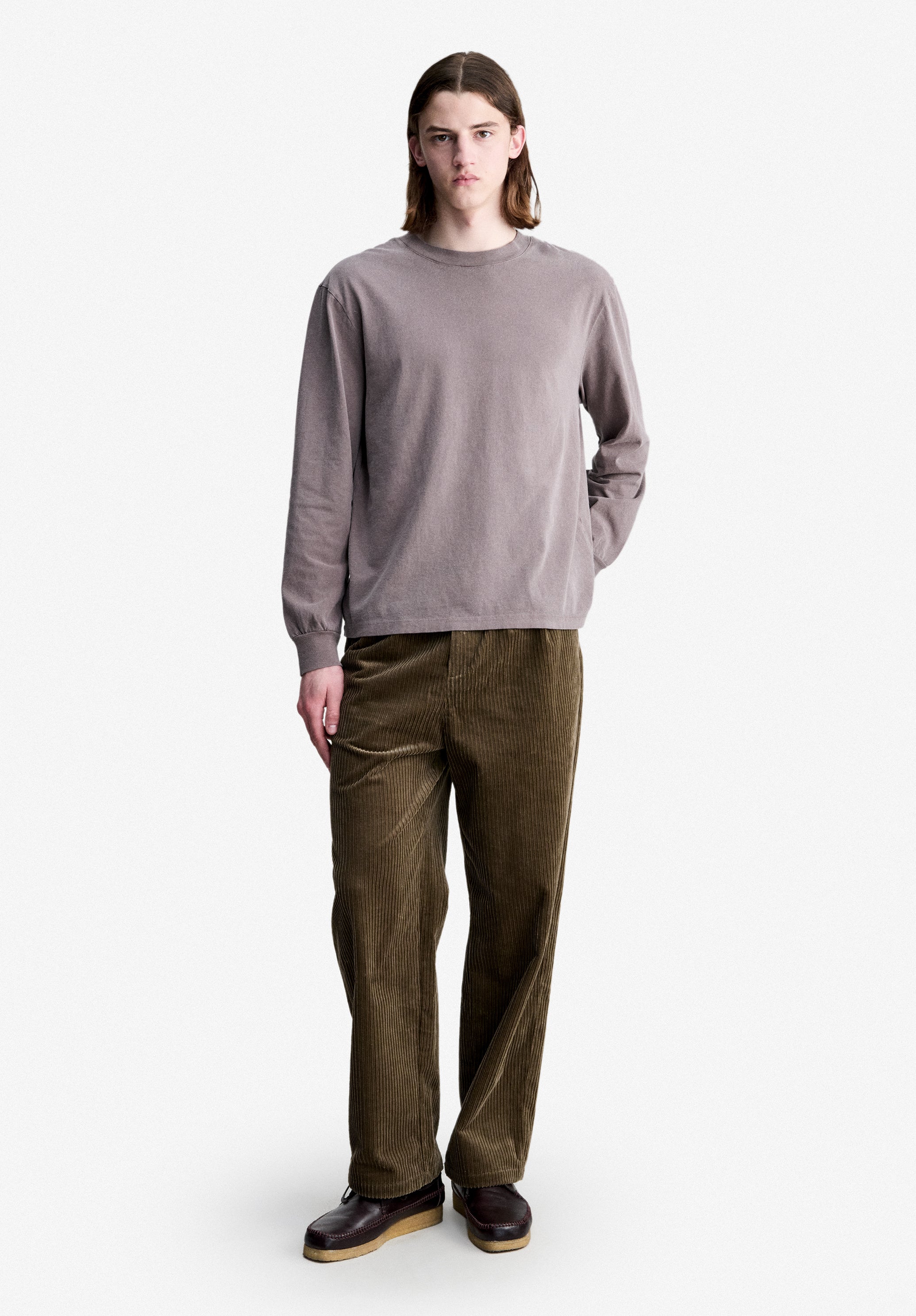 A.P.C. Hiver 26 T-Shirt langarm haselnussbraun