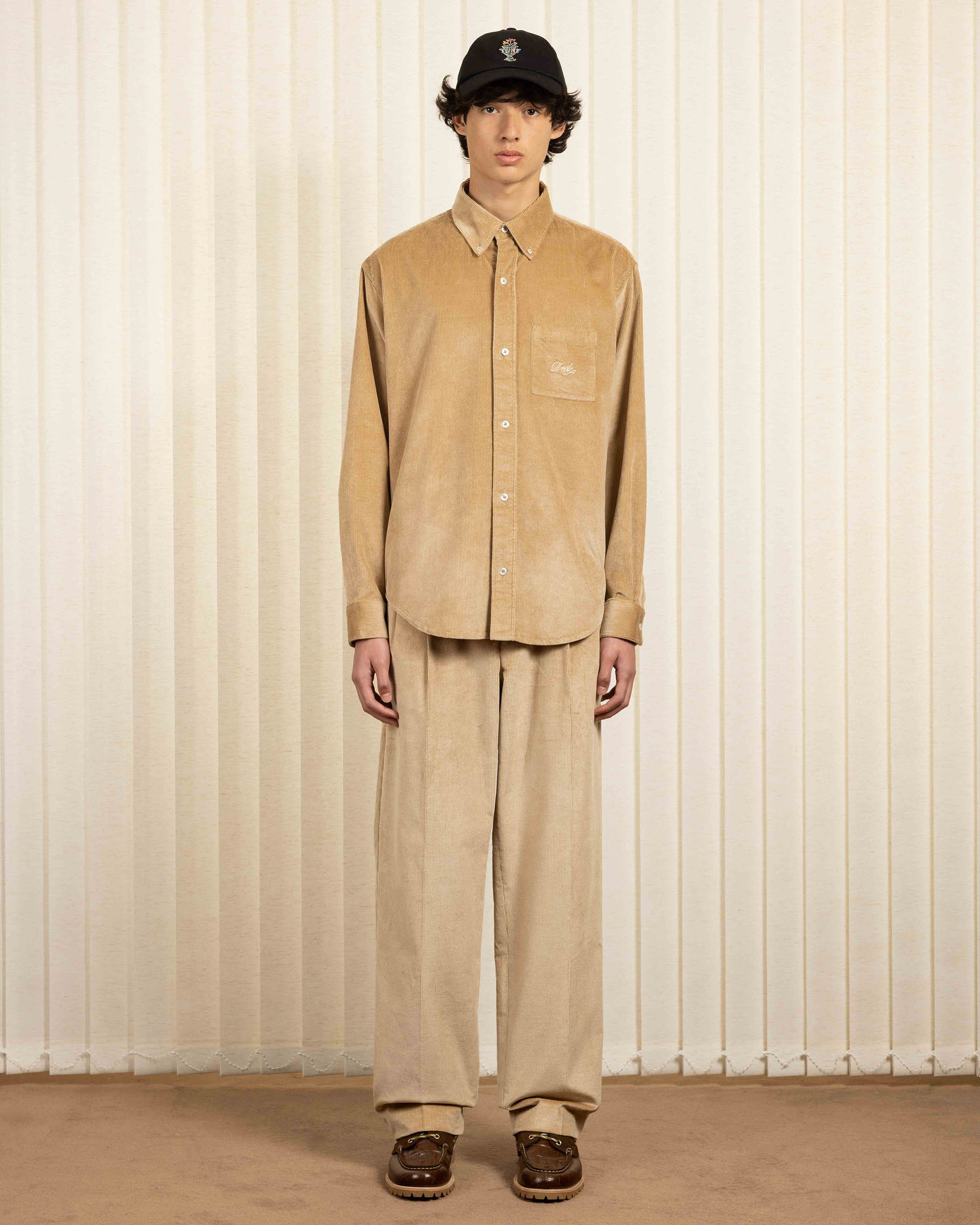 Drôle De Monsieur La Chemise Corduroy Hemd Beige Cord