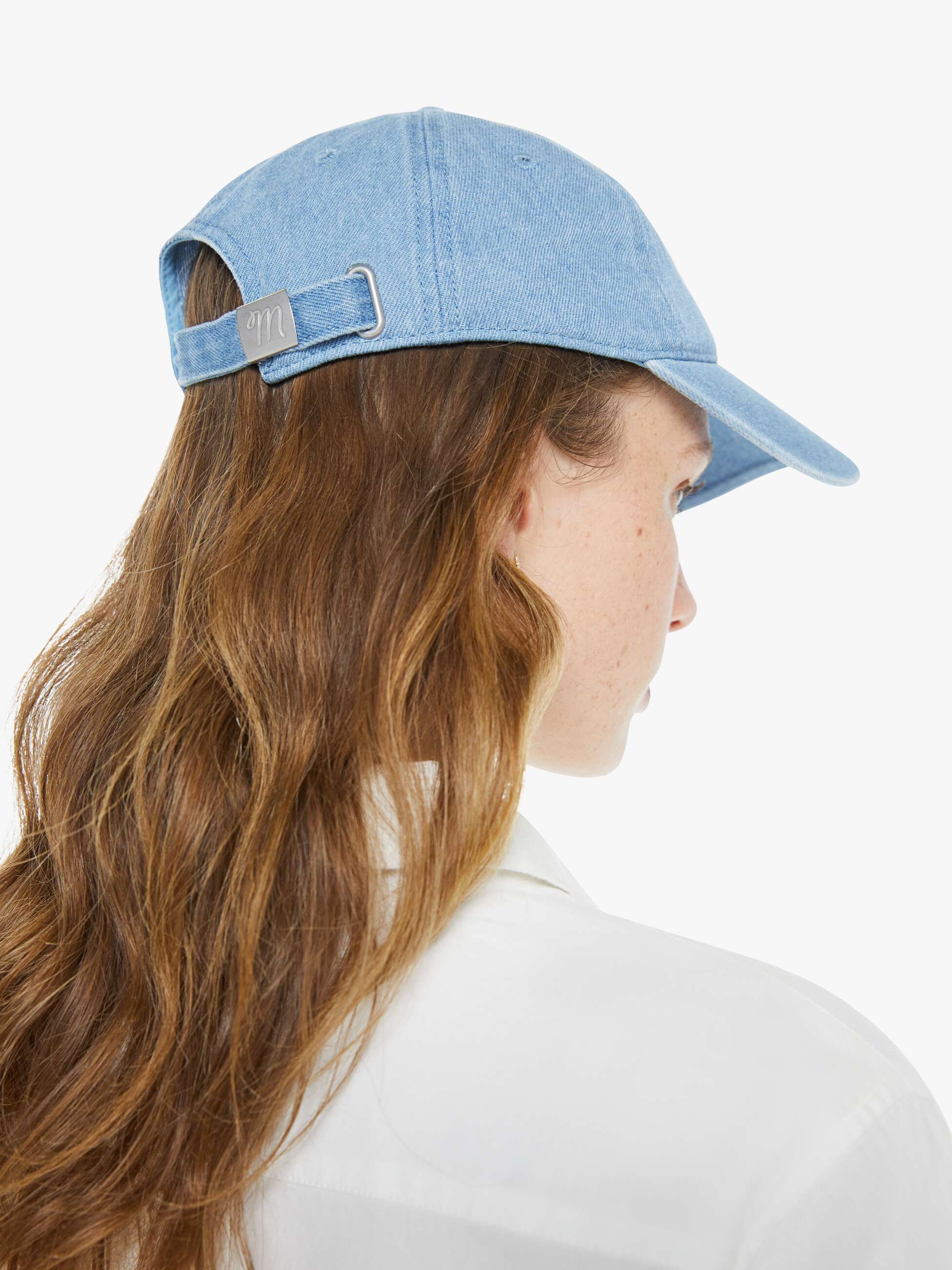 Mother Hats Off Cap Denim Baby Blue Hellblau