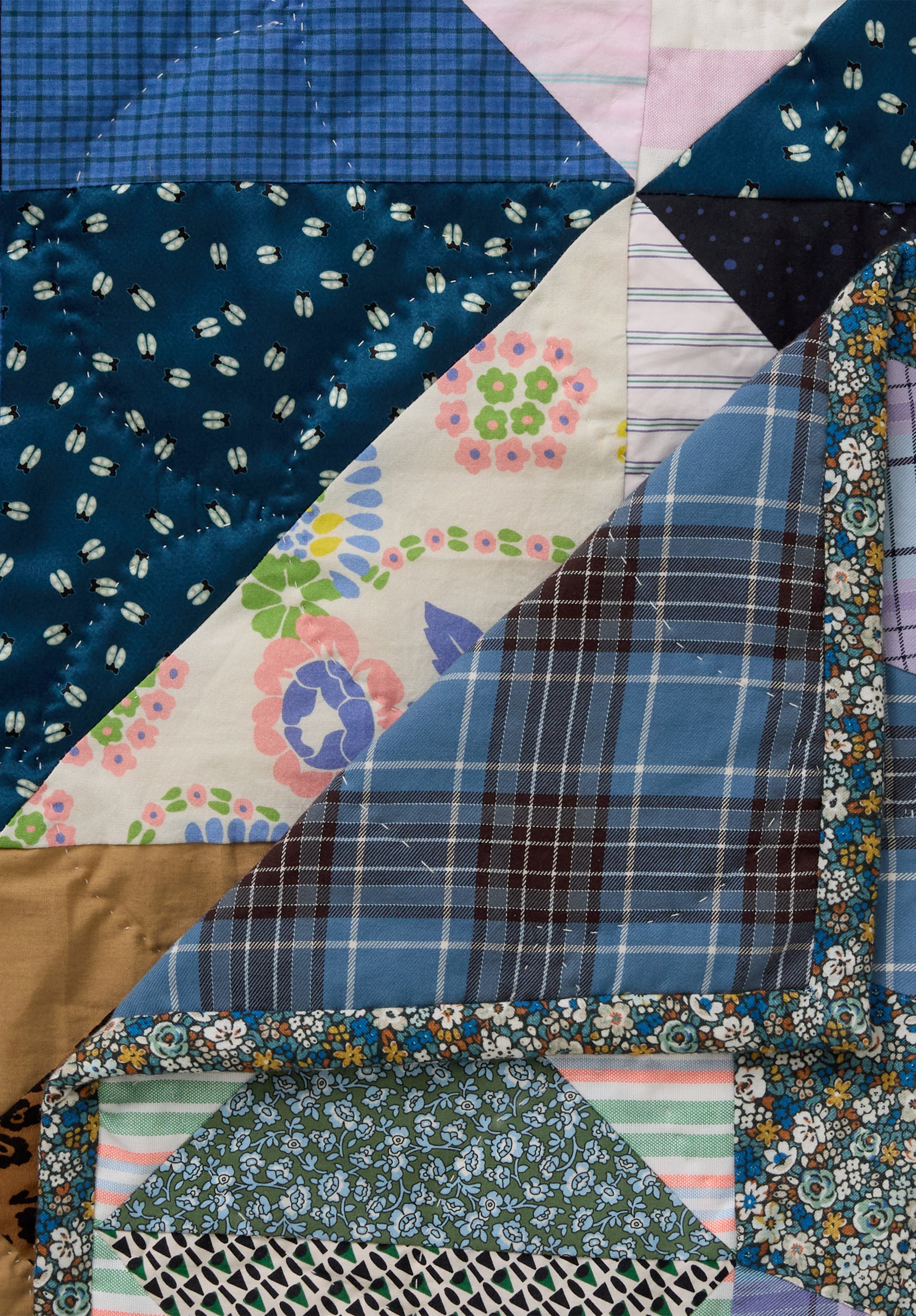A.P.C. Nothing to prove Quilt Patchwork S-W Weiß