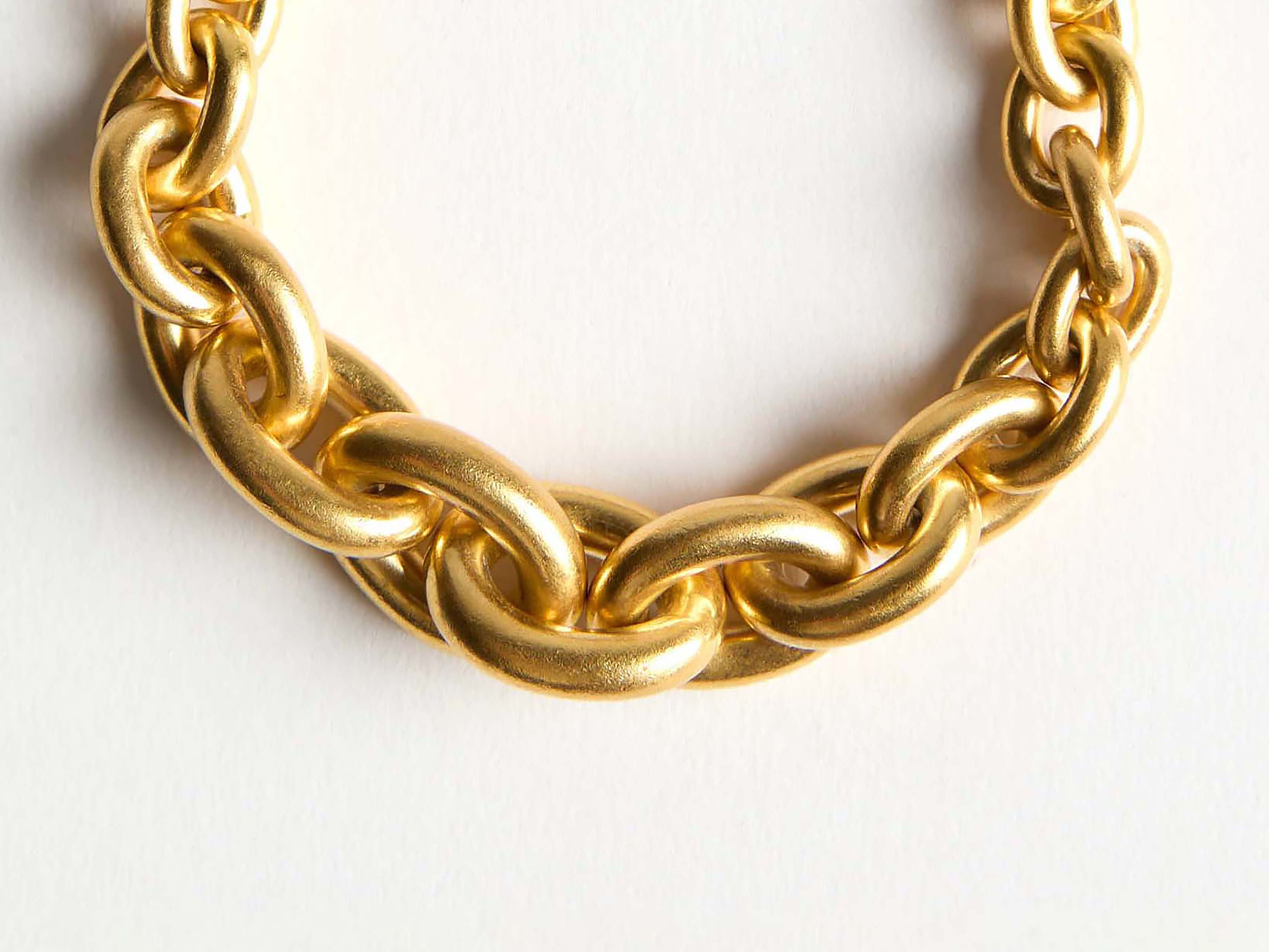 J.W.Anderson Fine Jewellery Chain-Link Armband Gelbgold