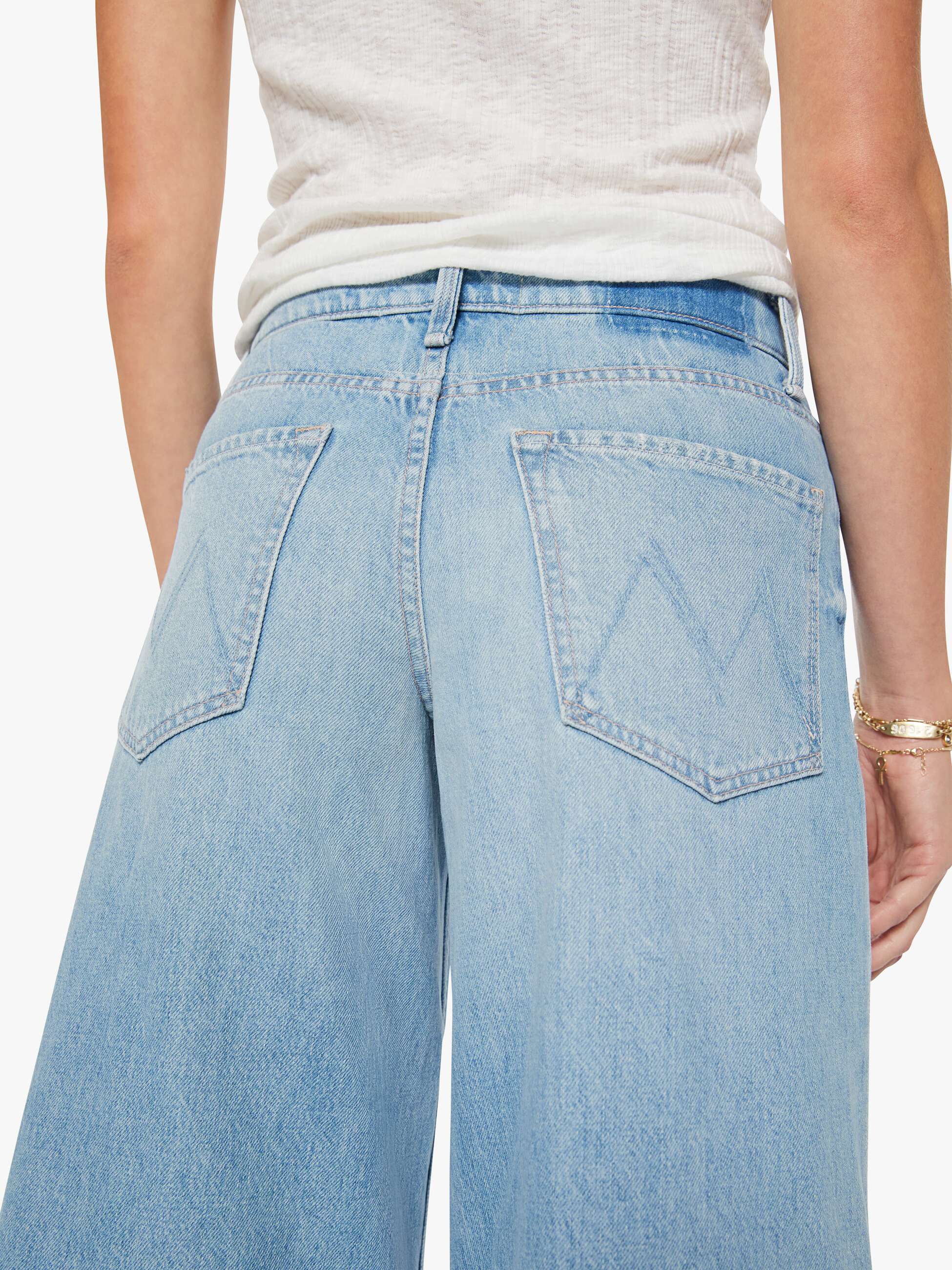 Mother Headliner Sneak Jeans Head Rush hellblau