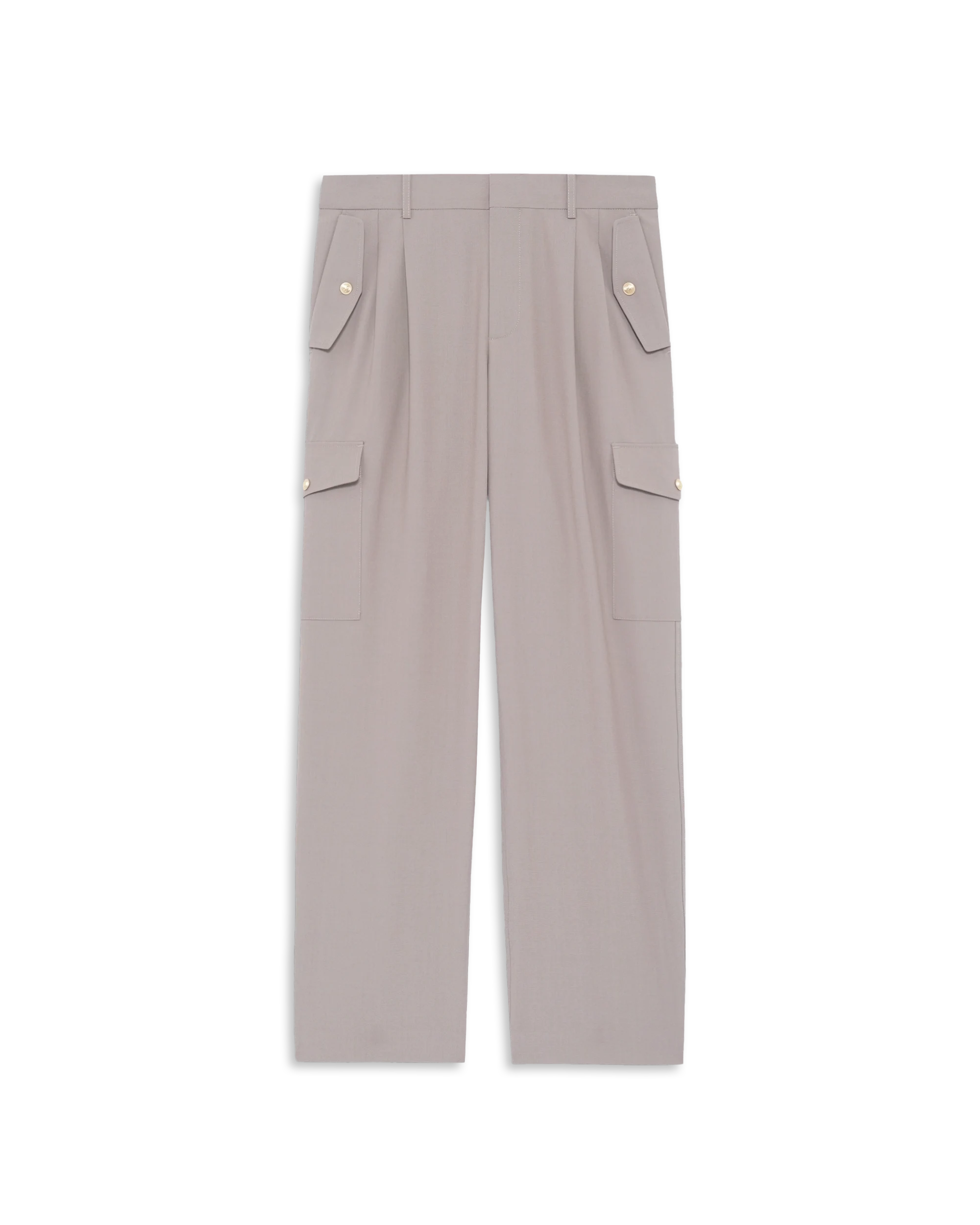 Drôle De Monsieur Cargo Pants Cargohose Sand Wollmix