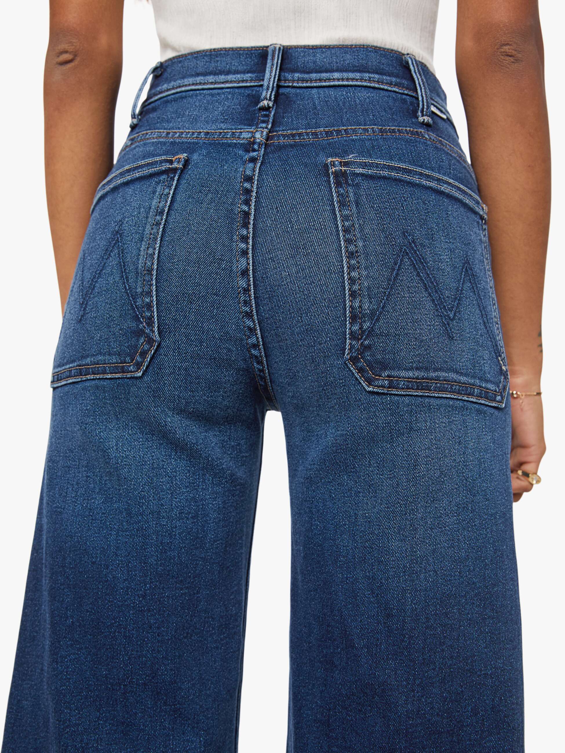 Mother PETITES Lil Hustler Roller Jeans Taking Chances 30"