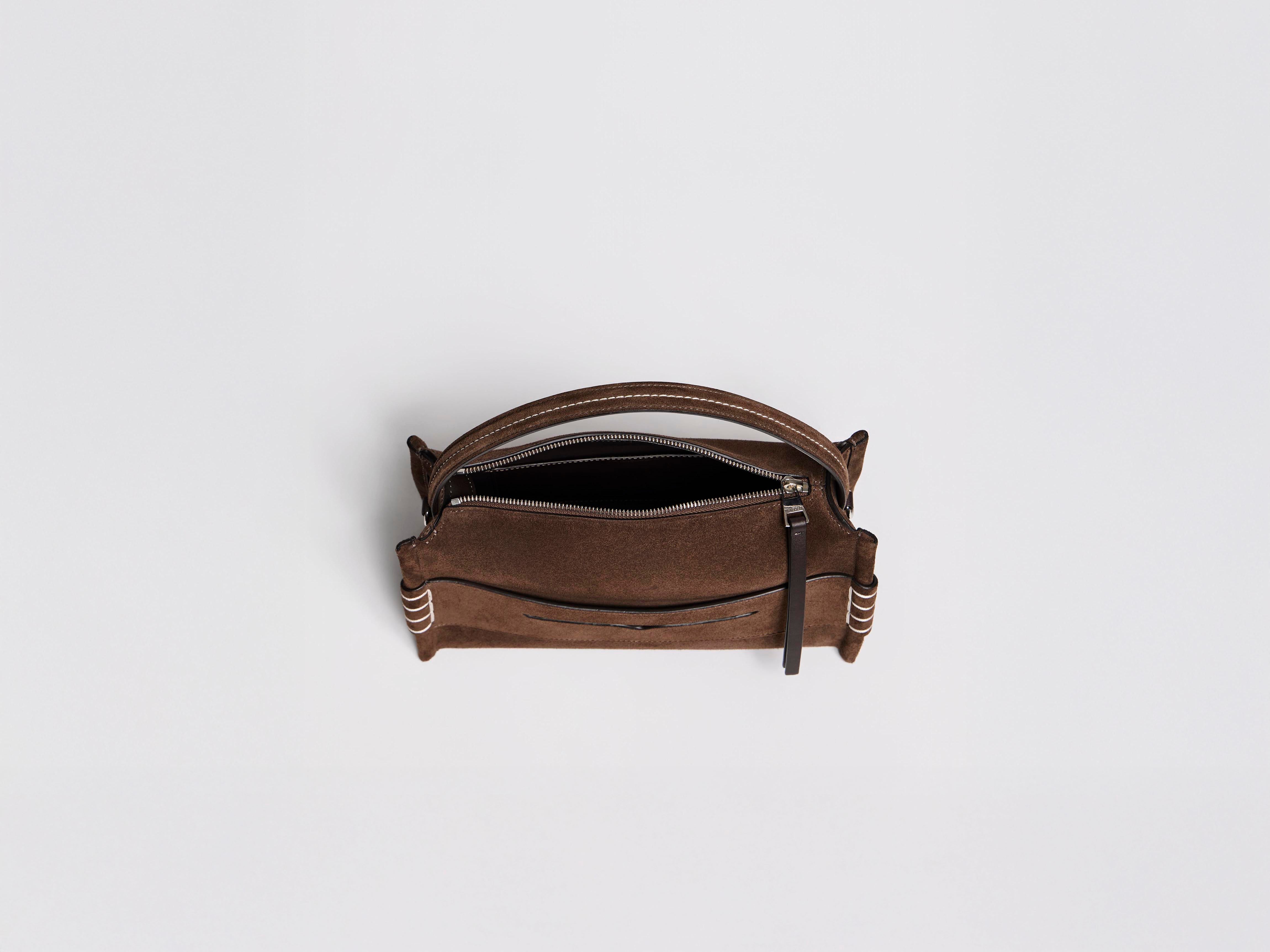 J.W.Anderson Loafer Tasche Braun Suede Umhängetasche