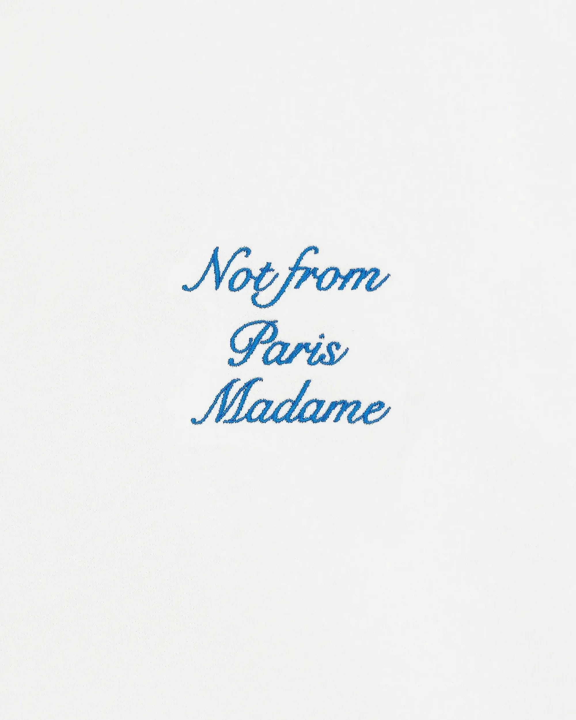Drôle De Monsieur Le Sweatshirt Slogan Calligraphy Sweatshirt Off-White