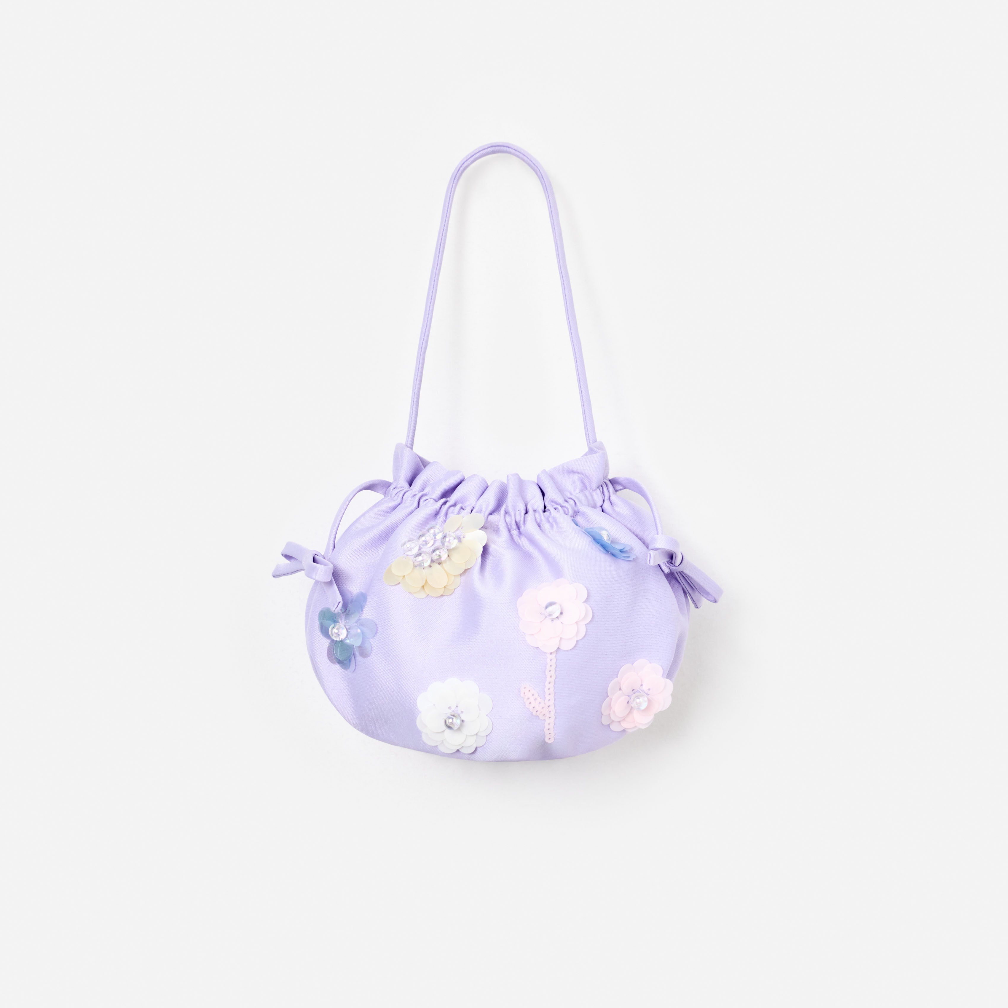 Self Portrait Lilac Flower Pouch Tasche Flieder Taft One Size
