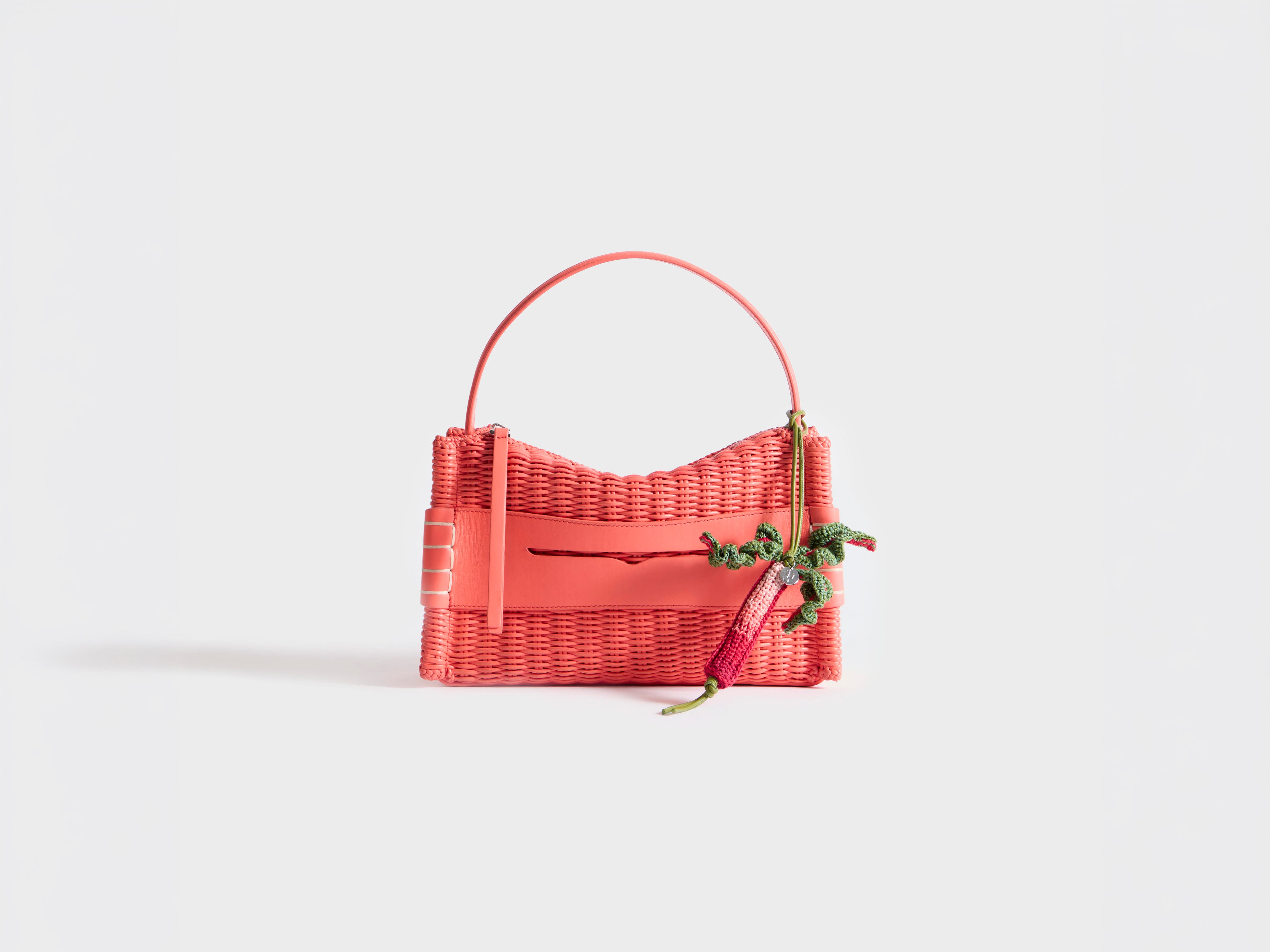 J.W. Anderson Rhubarb Taschenanhänger Häkel-Baumwolle