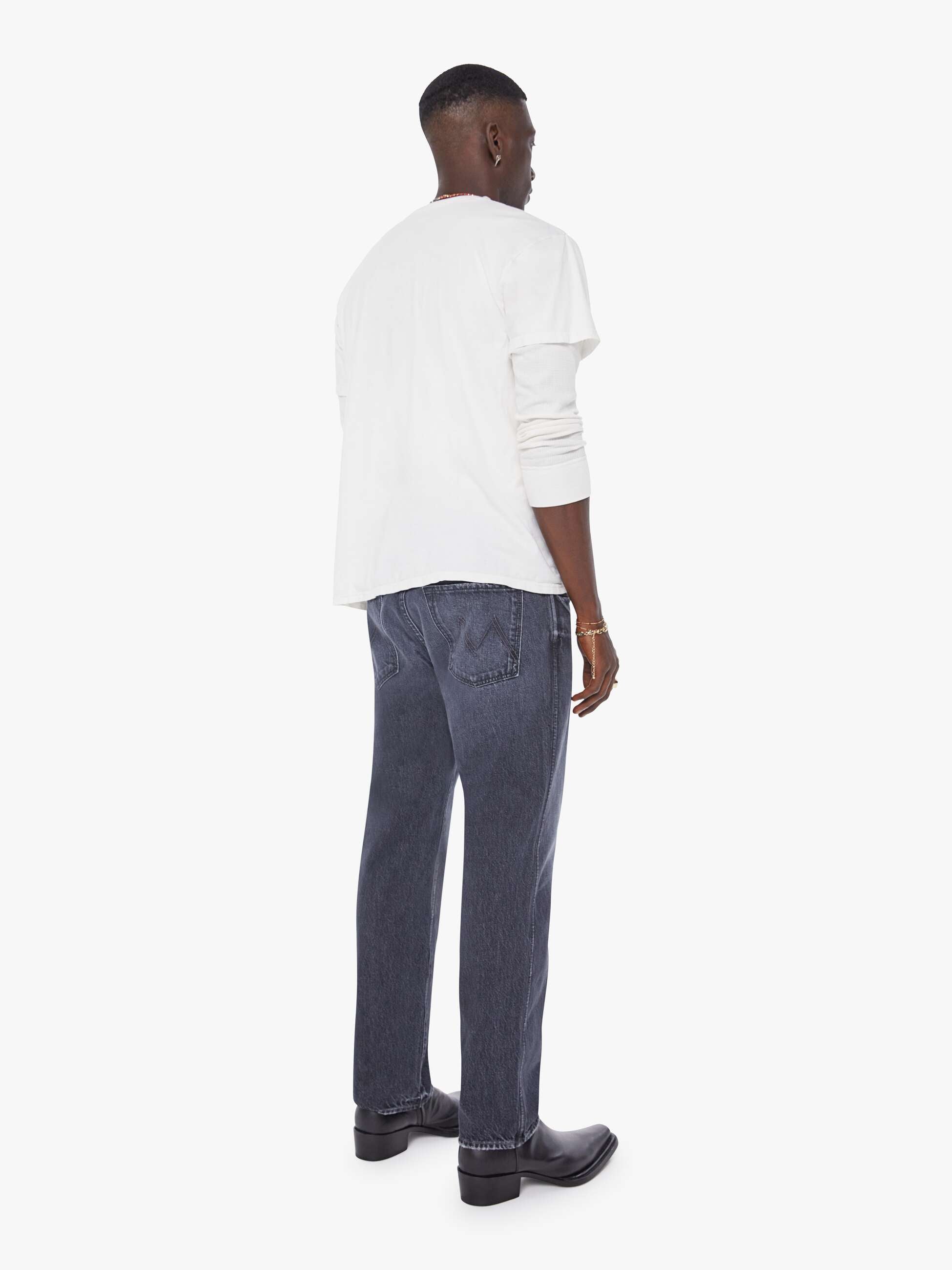 Mother The Bronco The Final Curtain Jeans Schwarz