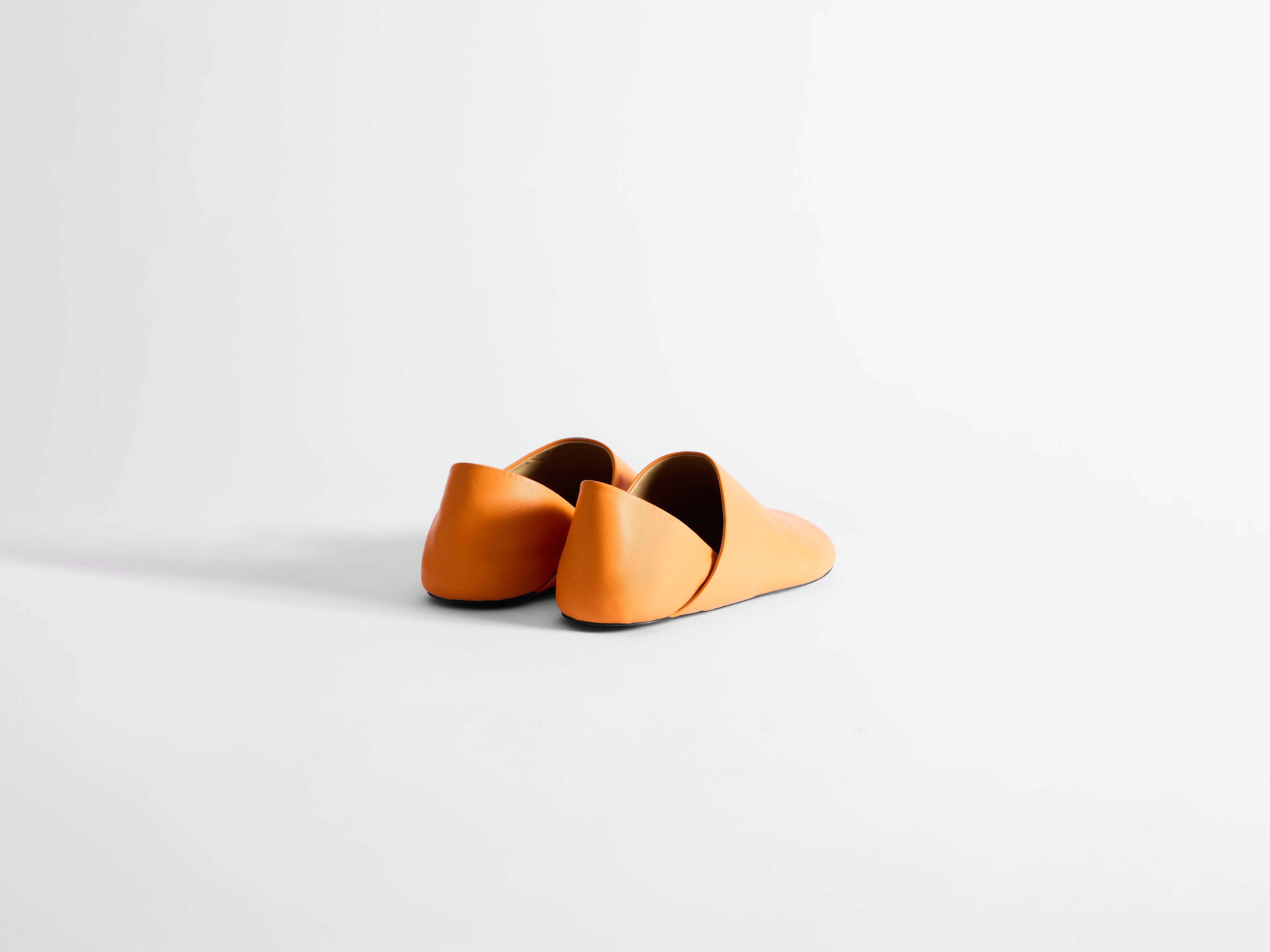 J.W.Anderson Slipper Mules Damen Orange Leder