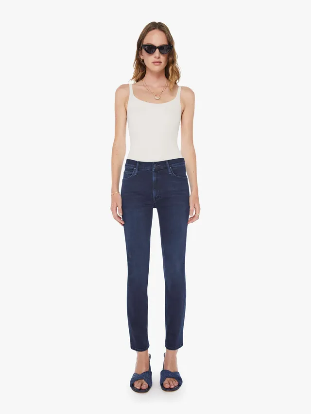 Mother The Mid Rise Dazzler Ankle Jeans Chip On My Shoulder