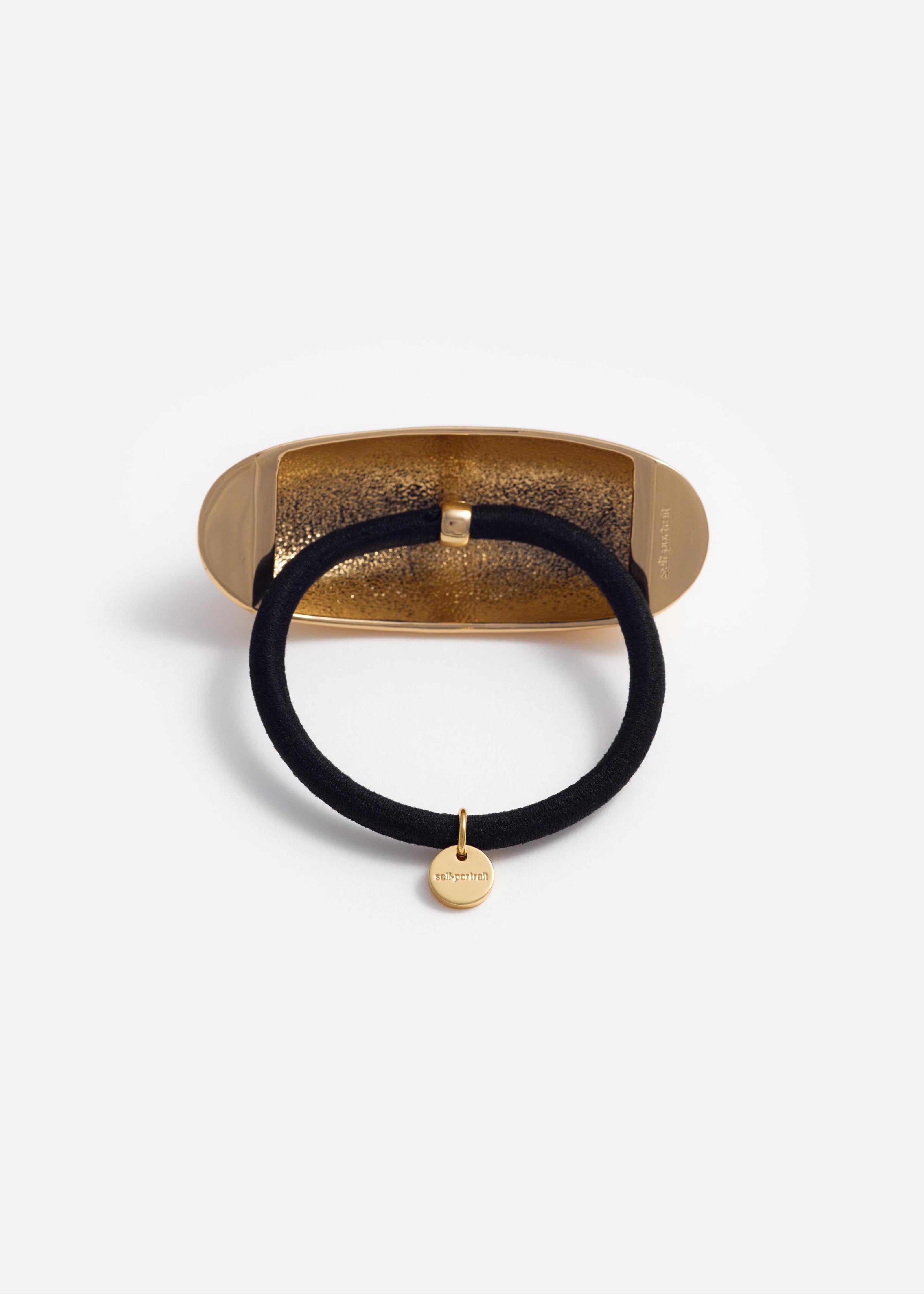 Self Portrait Gold Bar Hair Cuff Haarschmuck Gold