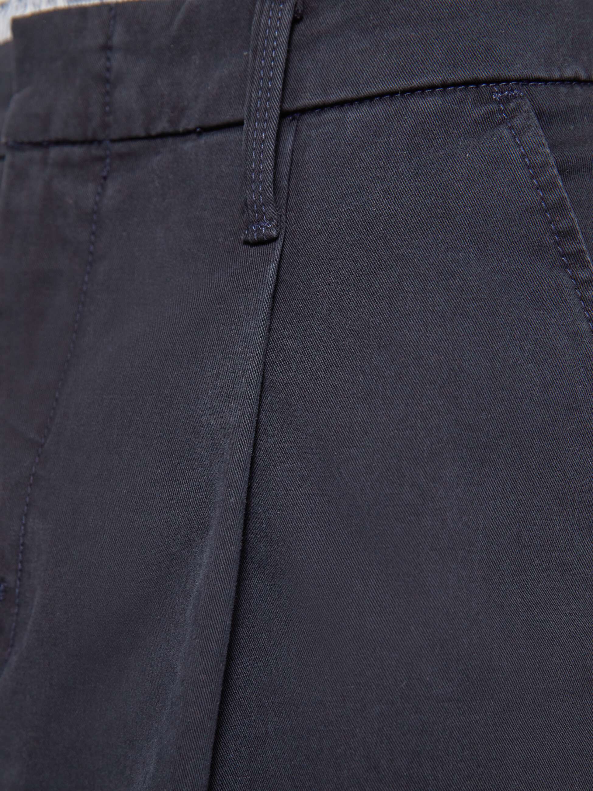 Mother The Pleated Big Shot Prep Hose Navy Stretch