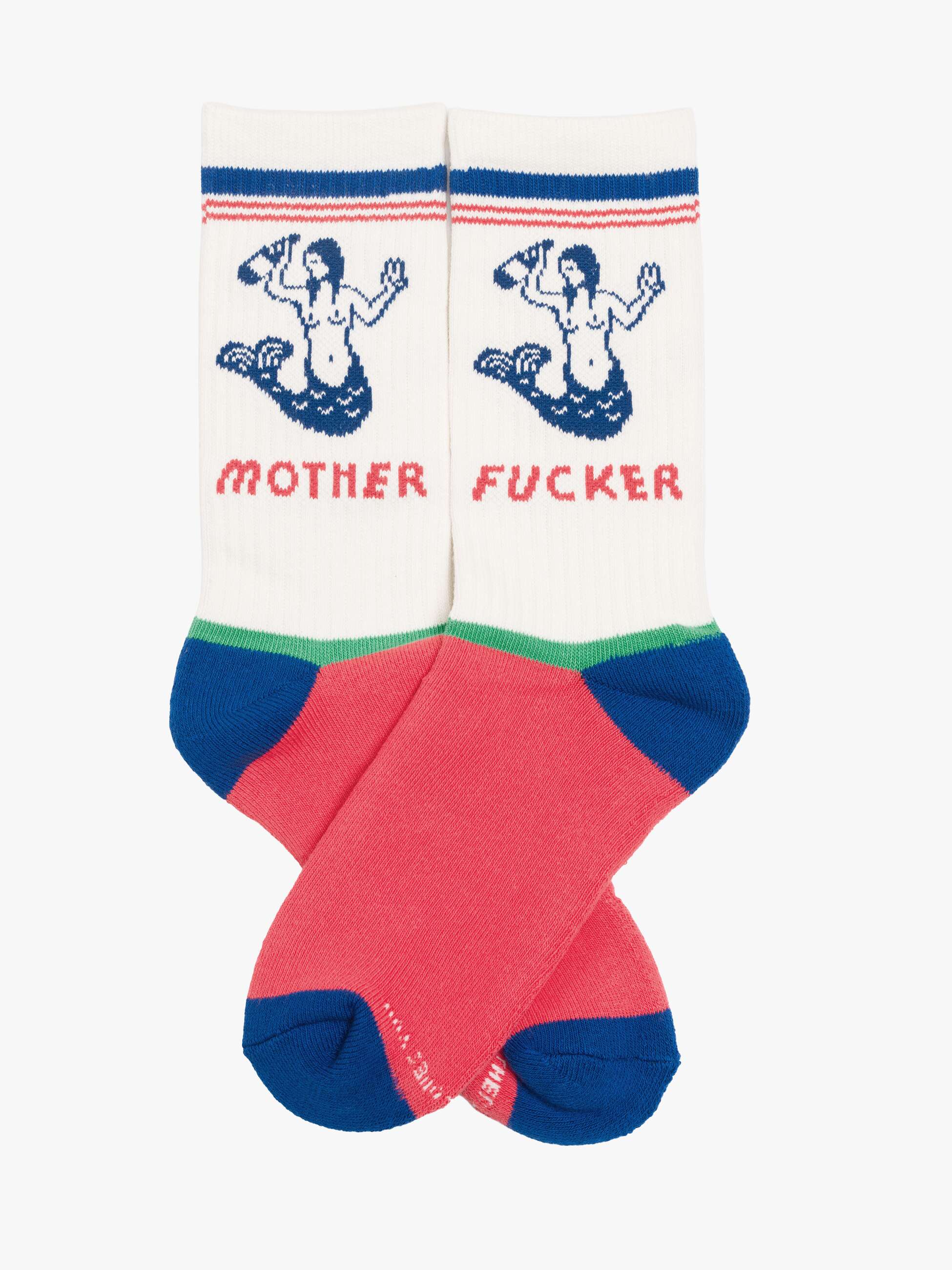 Mother The Half-Calf Socken Swim Club Weiß One Size