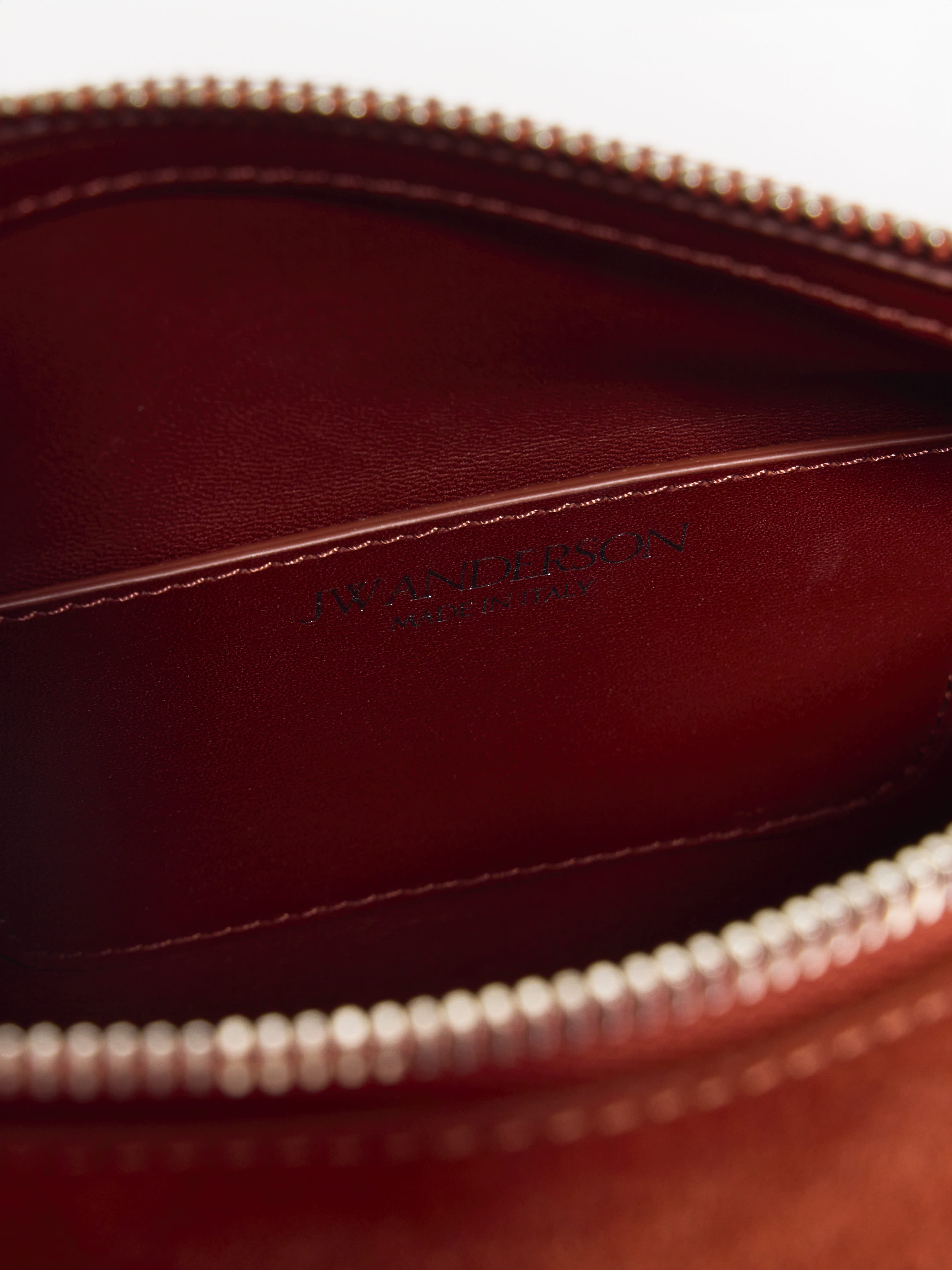 J.W.Anderson Small Loafer Bag Tasche Rost Wildleder