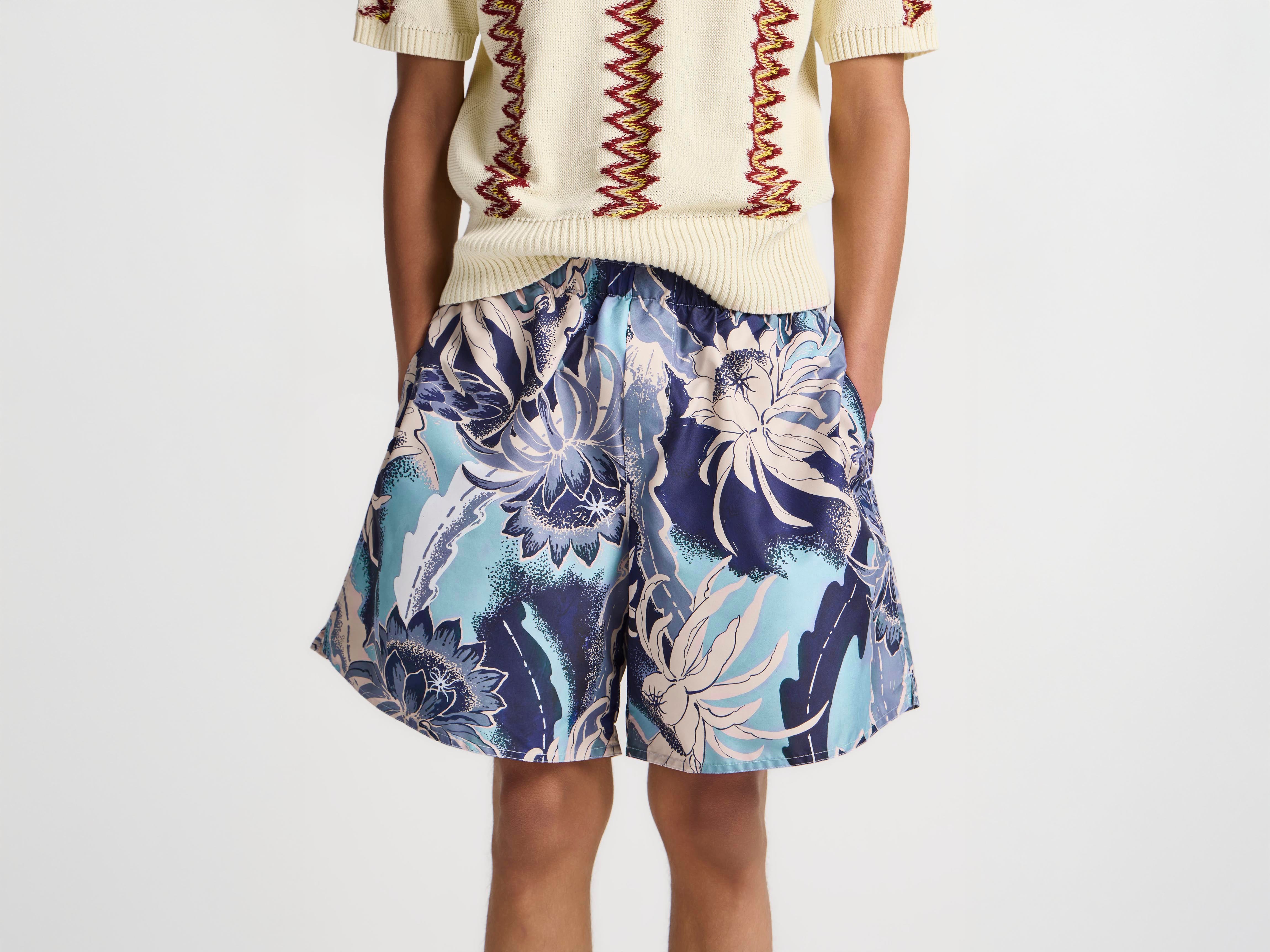 J.W.Anderson Swim Hawaiian Shorts Badehose Saphir Floral