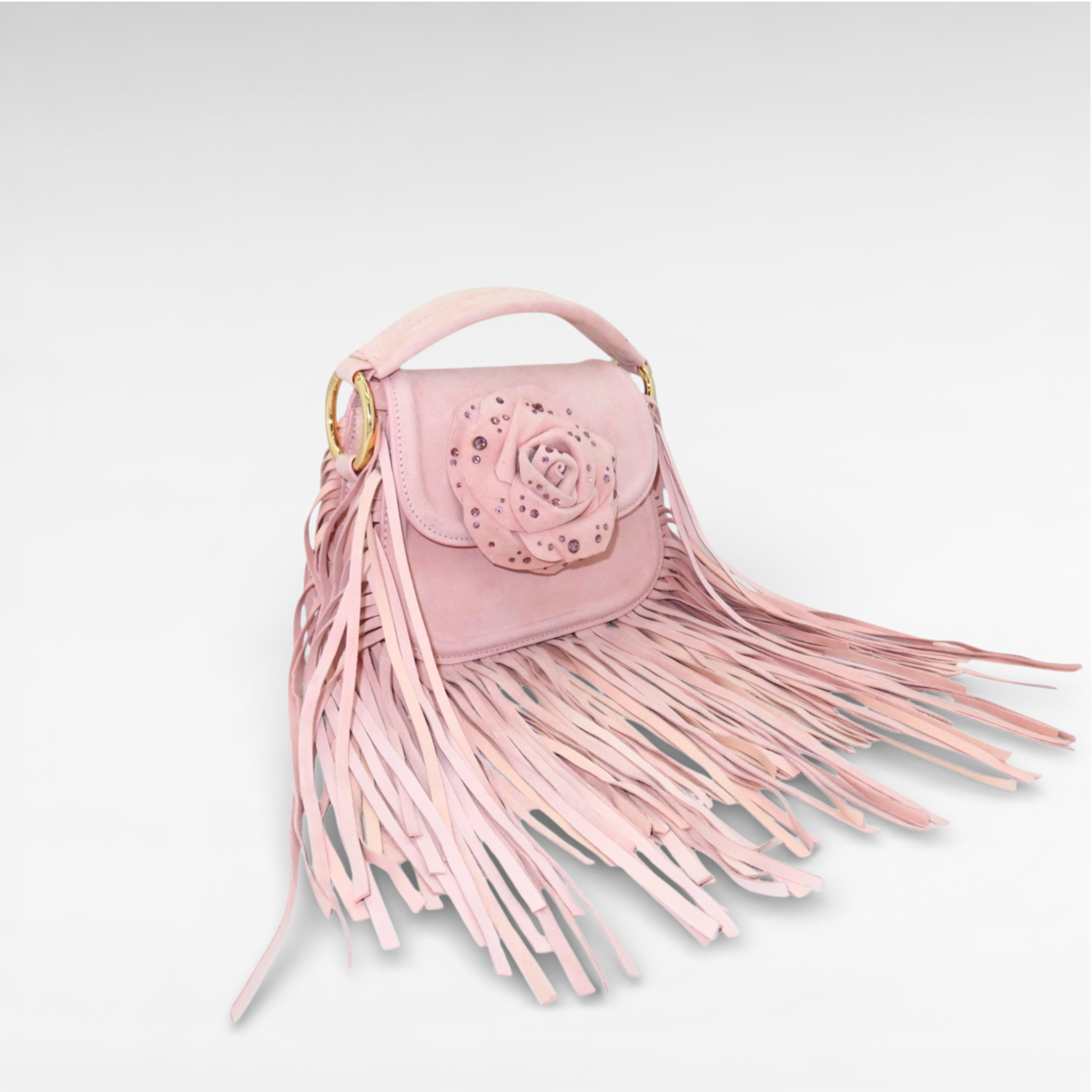 Gedebe Alice Mini Fringes Handtasche Echtleder Fransen