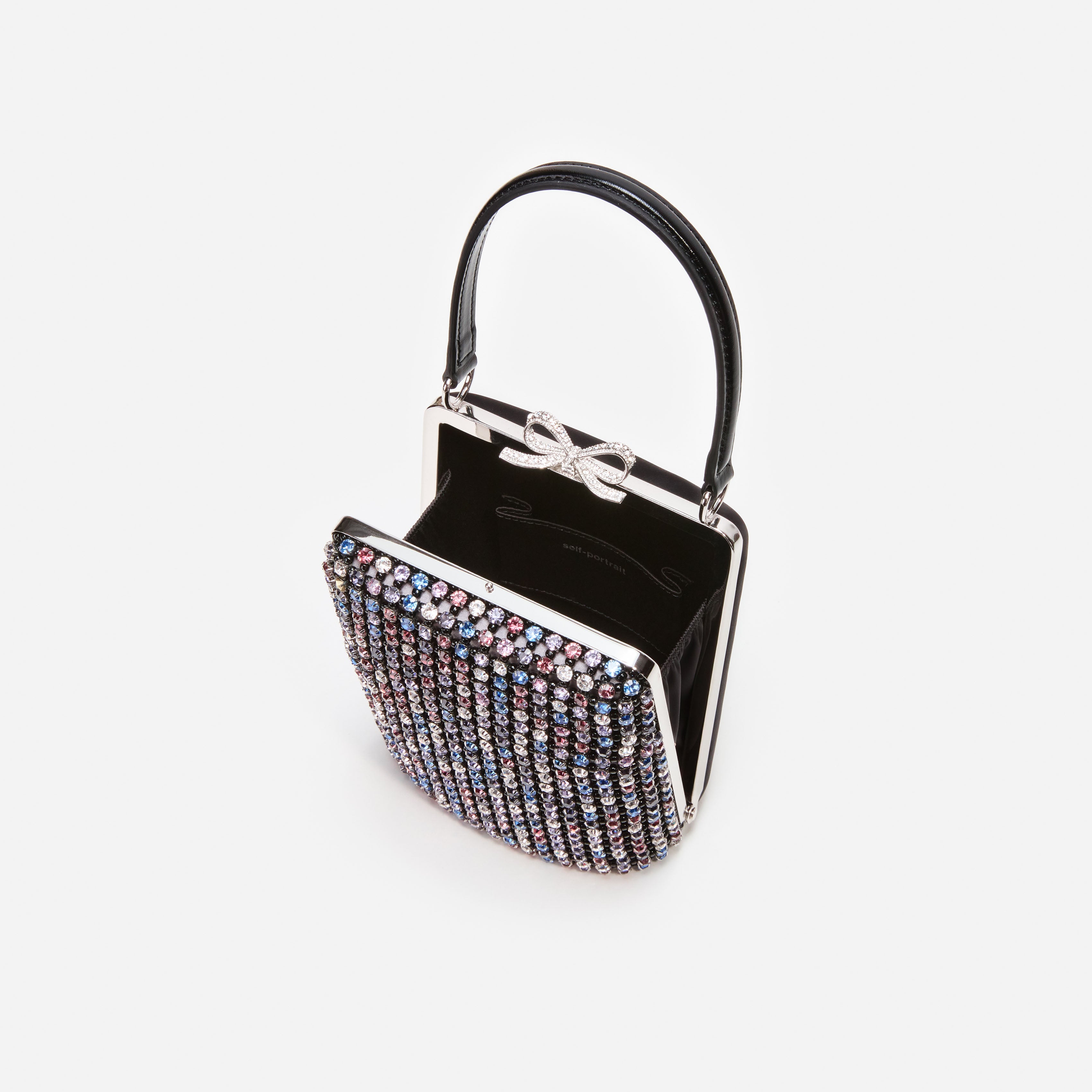 Self Portrait Multi Crystal Mini Tasche Multi