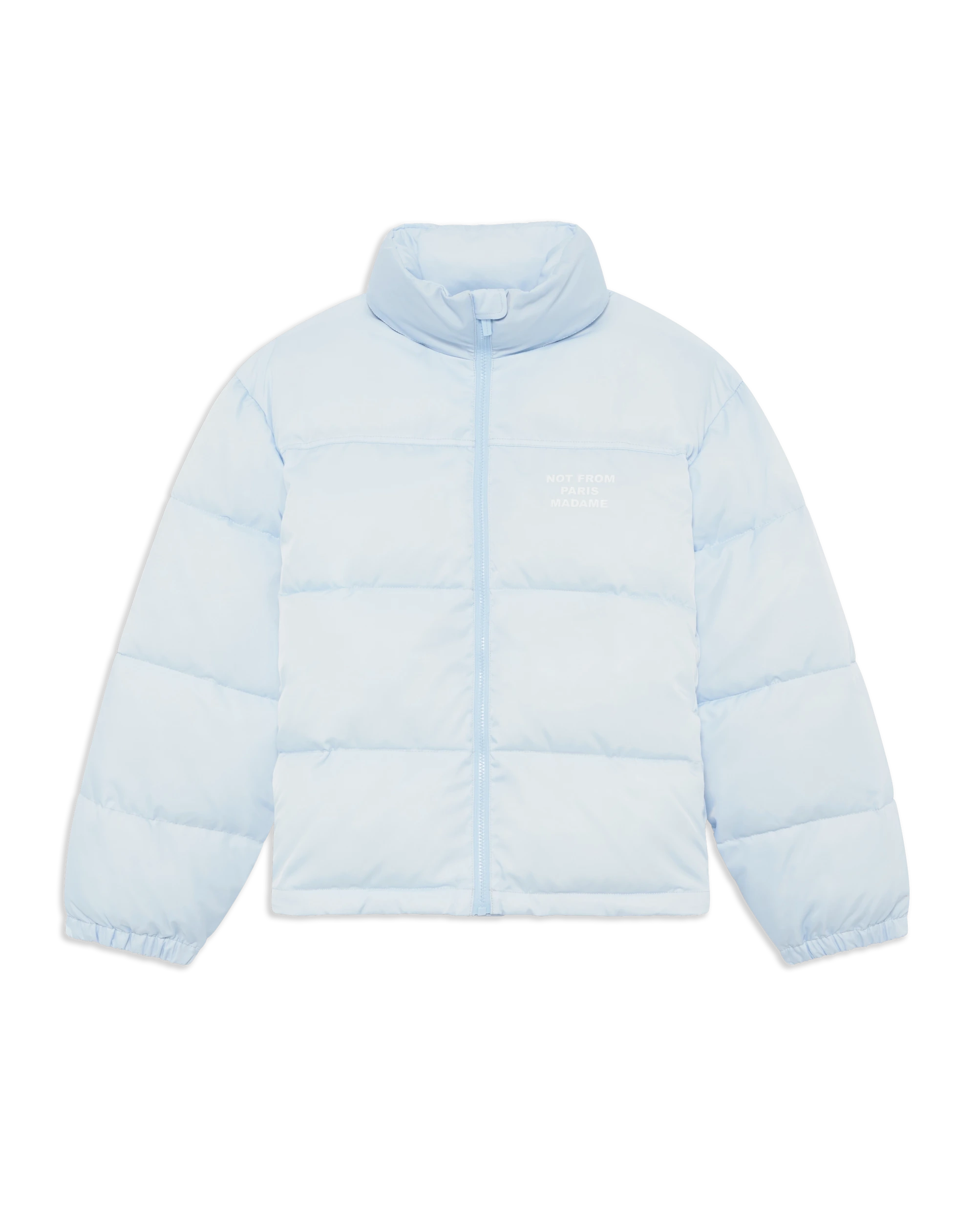 Drôle De Monsieur Slogan Puffer Jacket Pufferjacke babyblau Polyamid