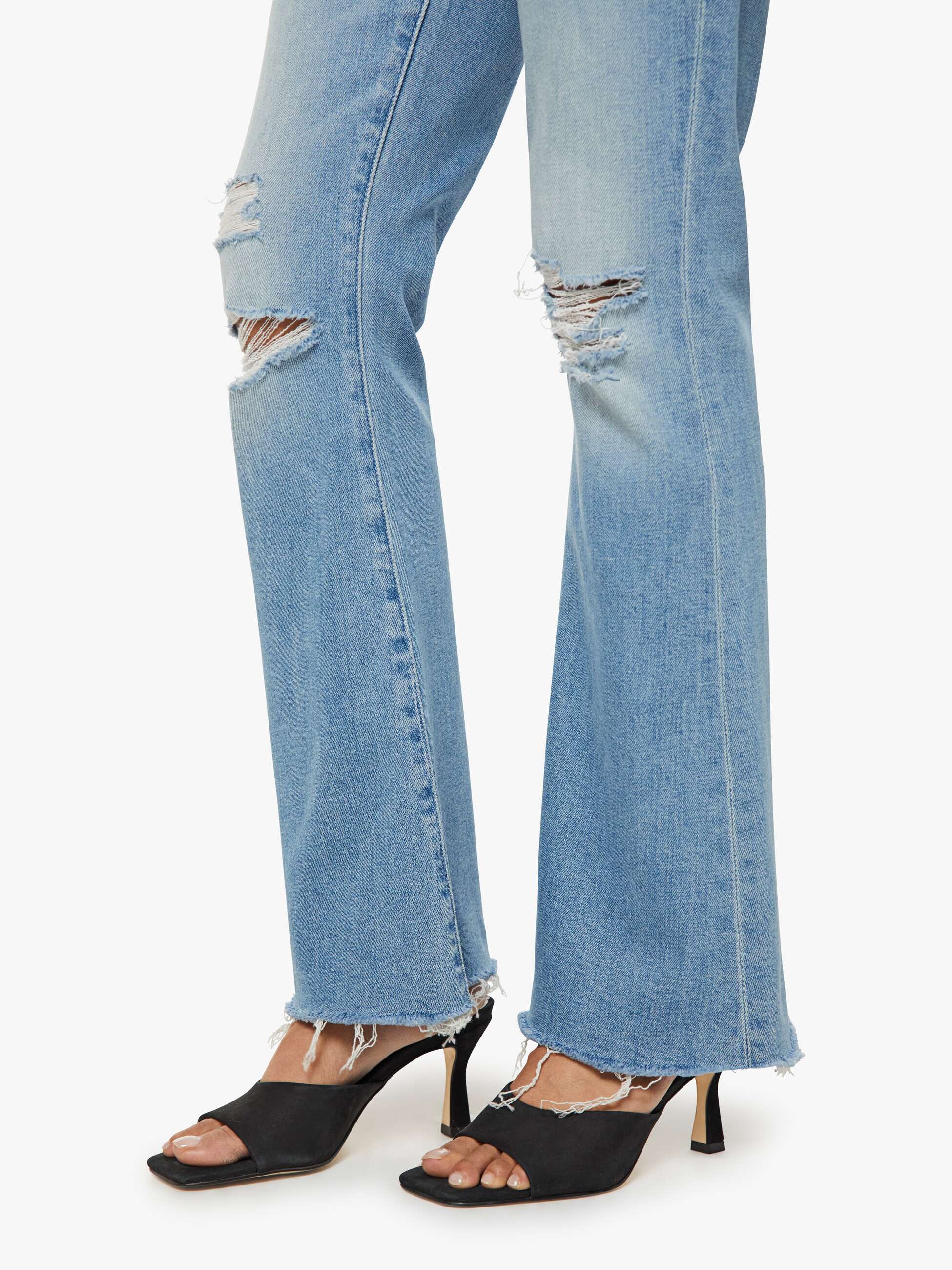 Mother Lil Weekender Fray Petite Jeans Chaos Is Calling