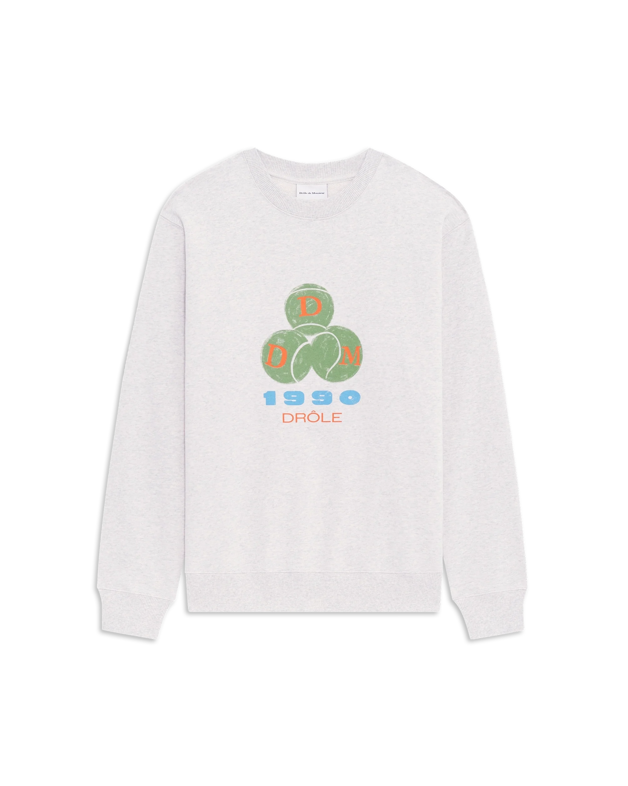 Drôle De Monsieur Drôle 1990 Sweatshirt Sweater grau Baumwolle