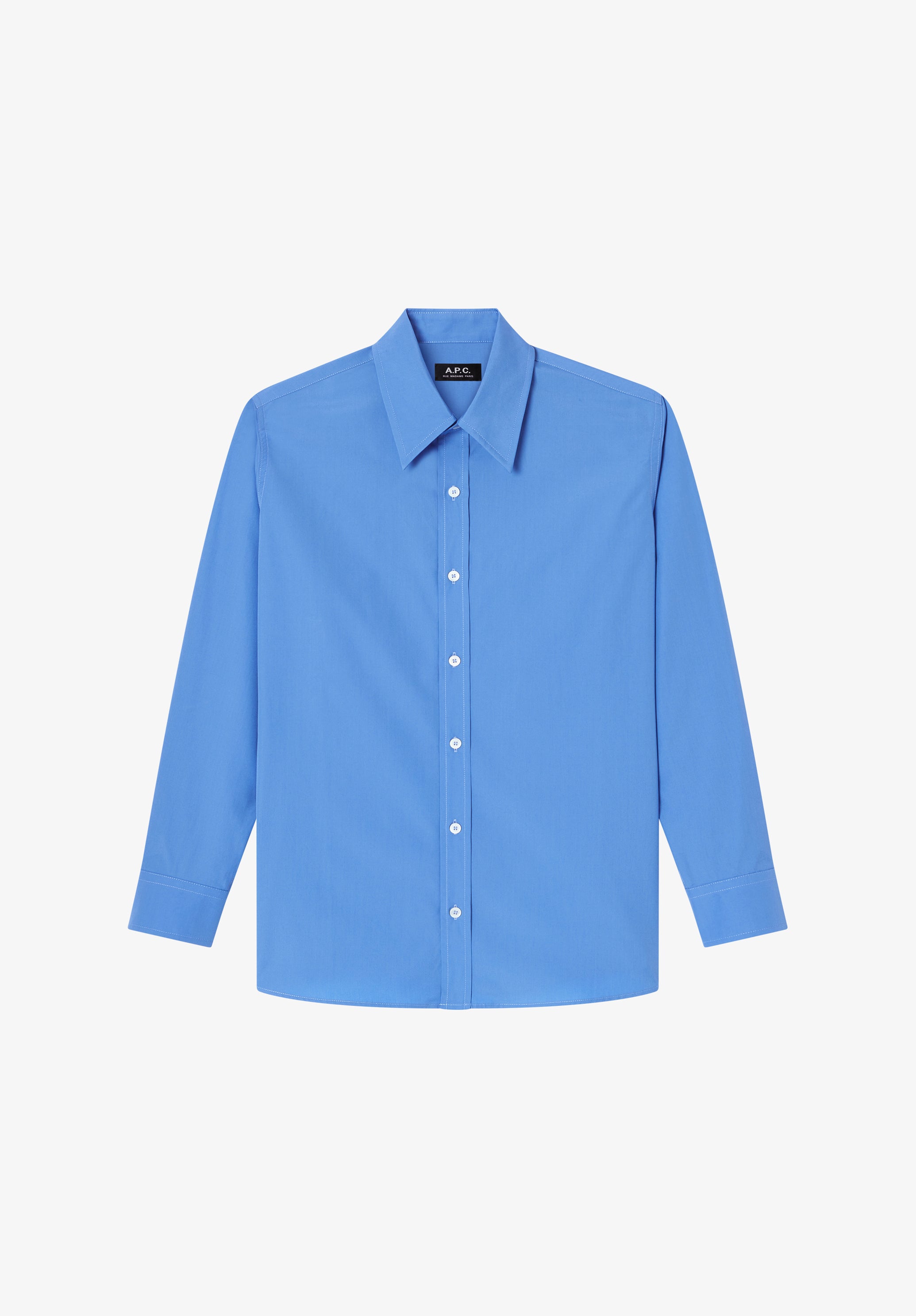 A.P.C. Hemd Kayla Baumwolle klassischer Kragen Gr. 38