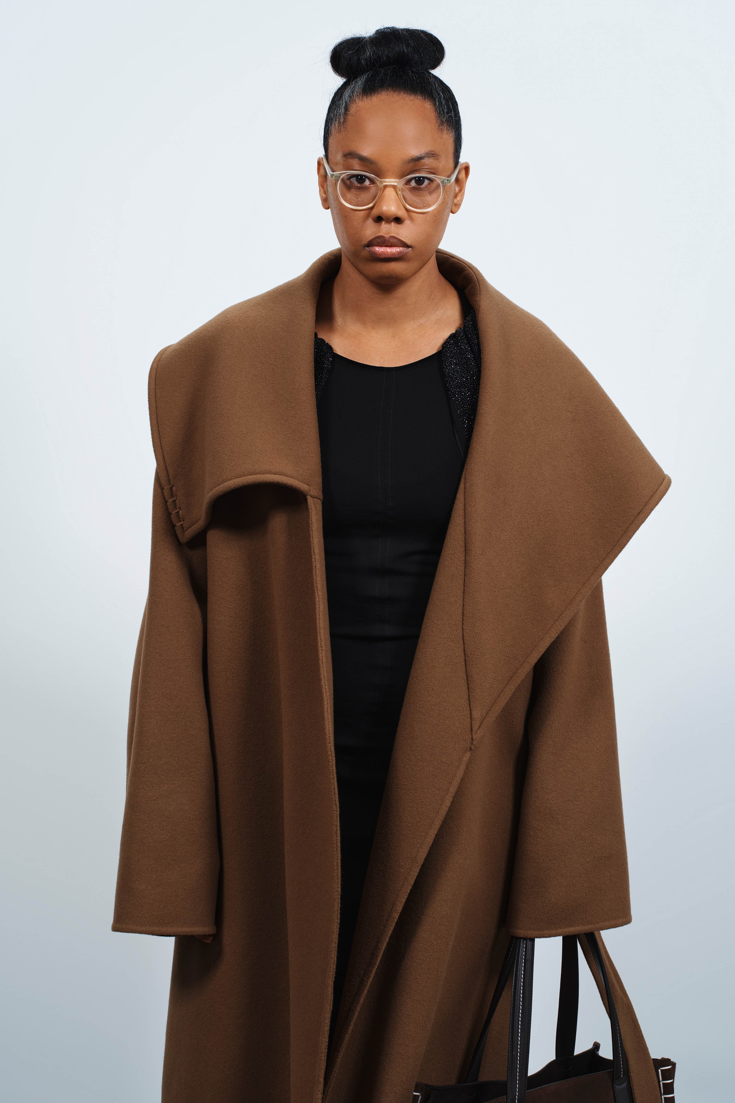 J.W.Anderson Longline Wrap Mantel Cumin Gürtel