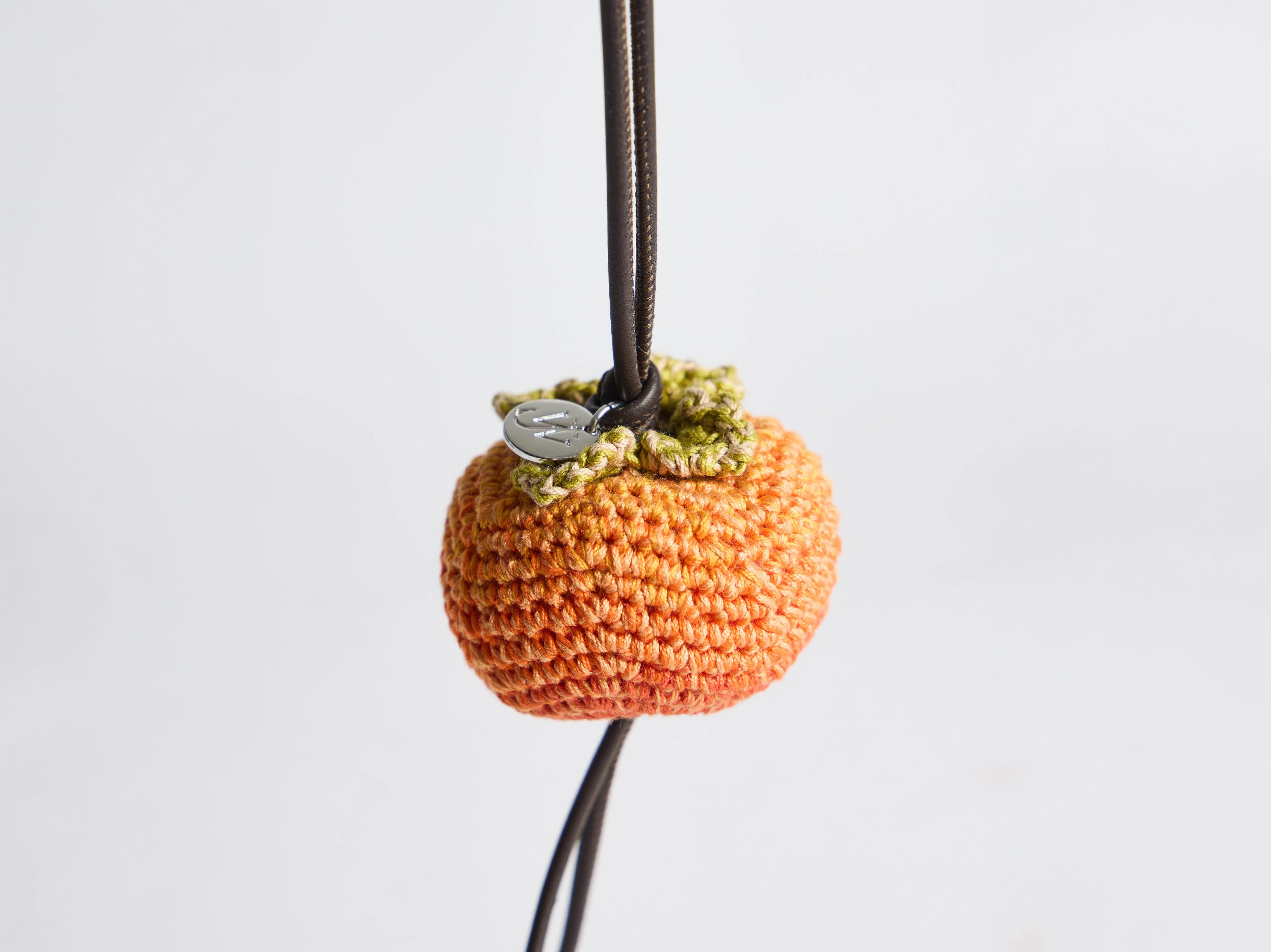 J.W.Anderson Bag Charms Persimmon Charm Taschenanhänger Orange
