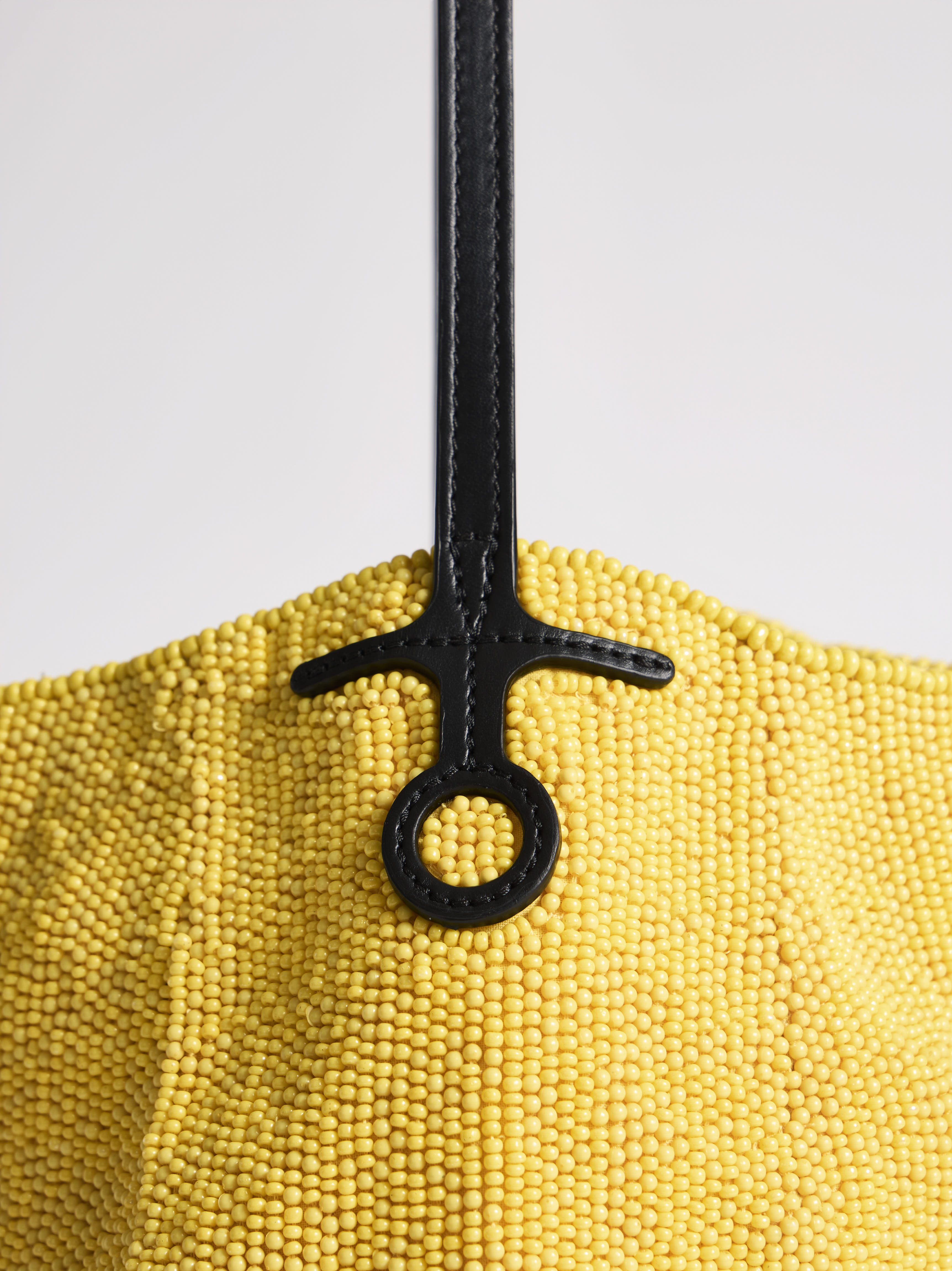 J.W.Anderson Small Beaded Bulb Bag Gelb