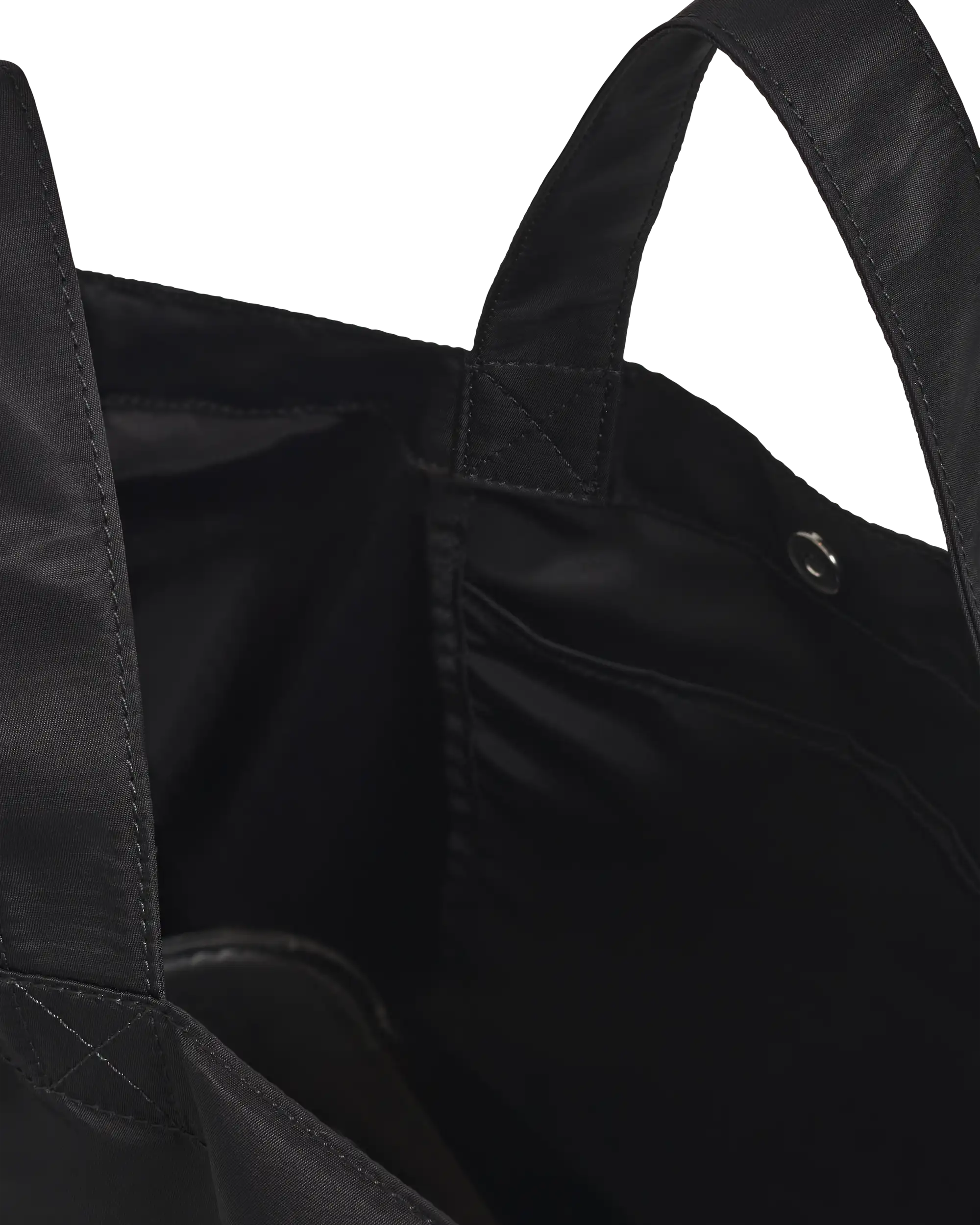 Drôle De Monsieur Tote Bag Slogan Tasche Schwarz Nylon