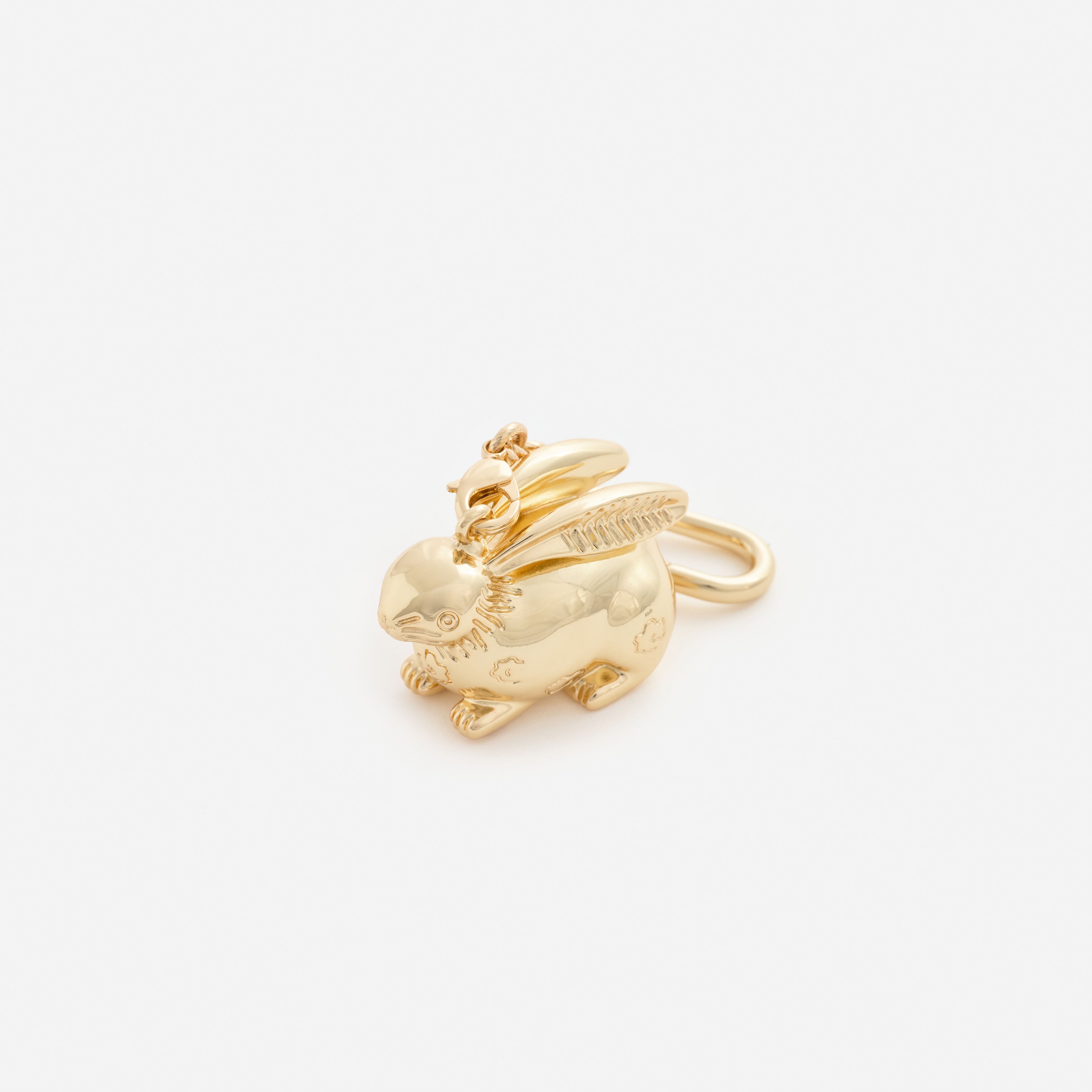 Self Portrait Crystal Bunny Taschenanhänger gold Hase