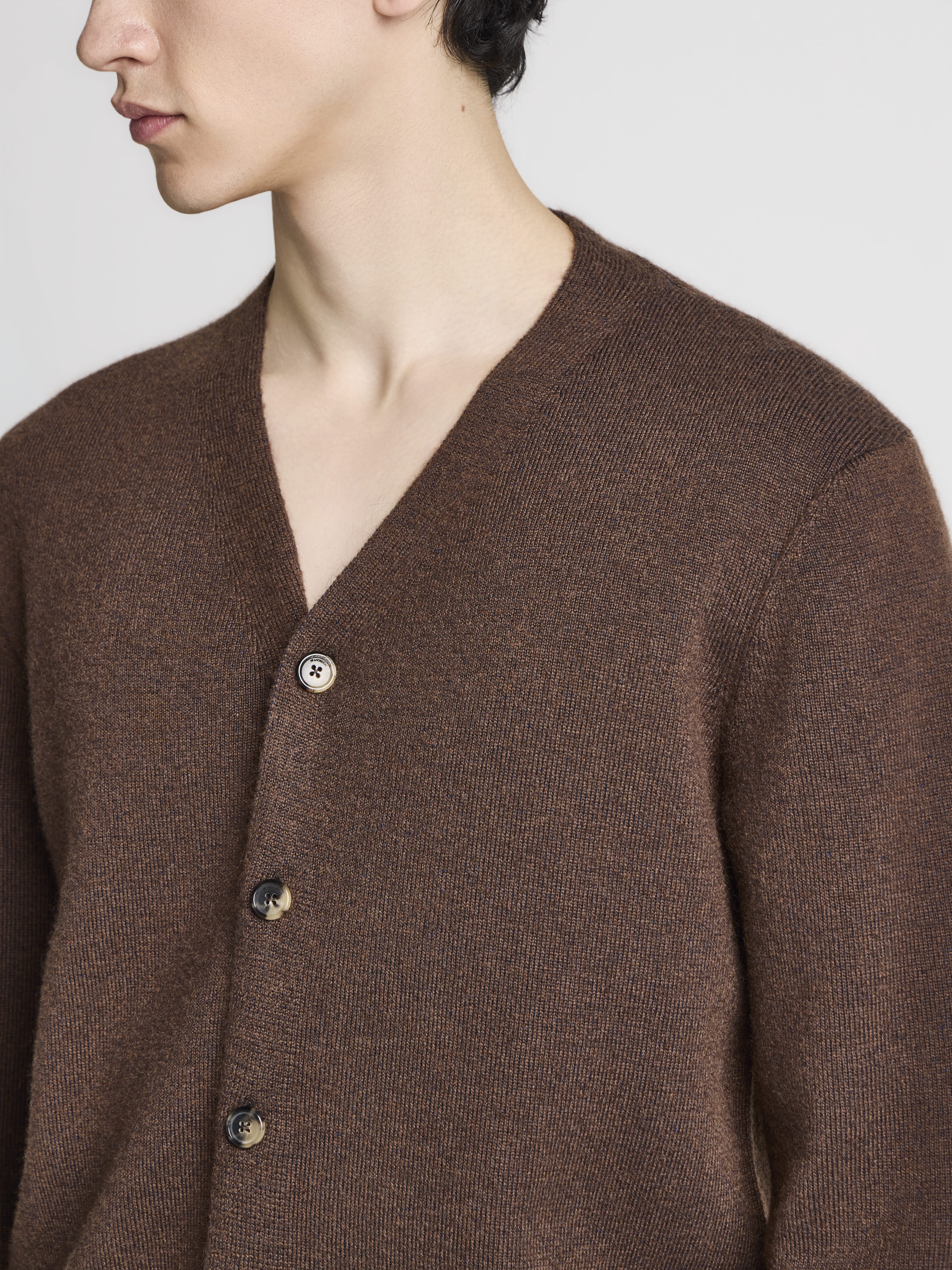 J.W.Anderson Cardigan KW1535YN0521 Cobalt Strick