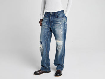 J.W.Anderson Straight Leg Jeans Indigo Raw Denim