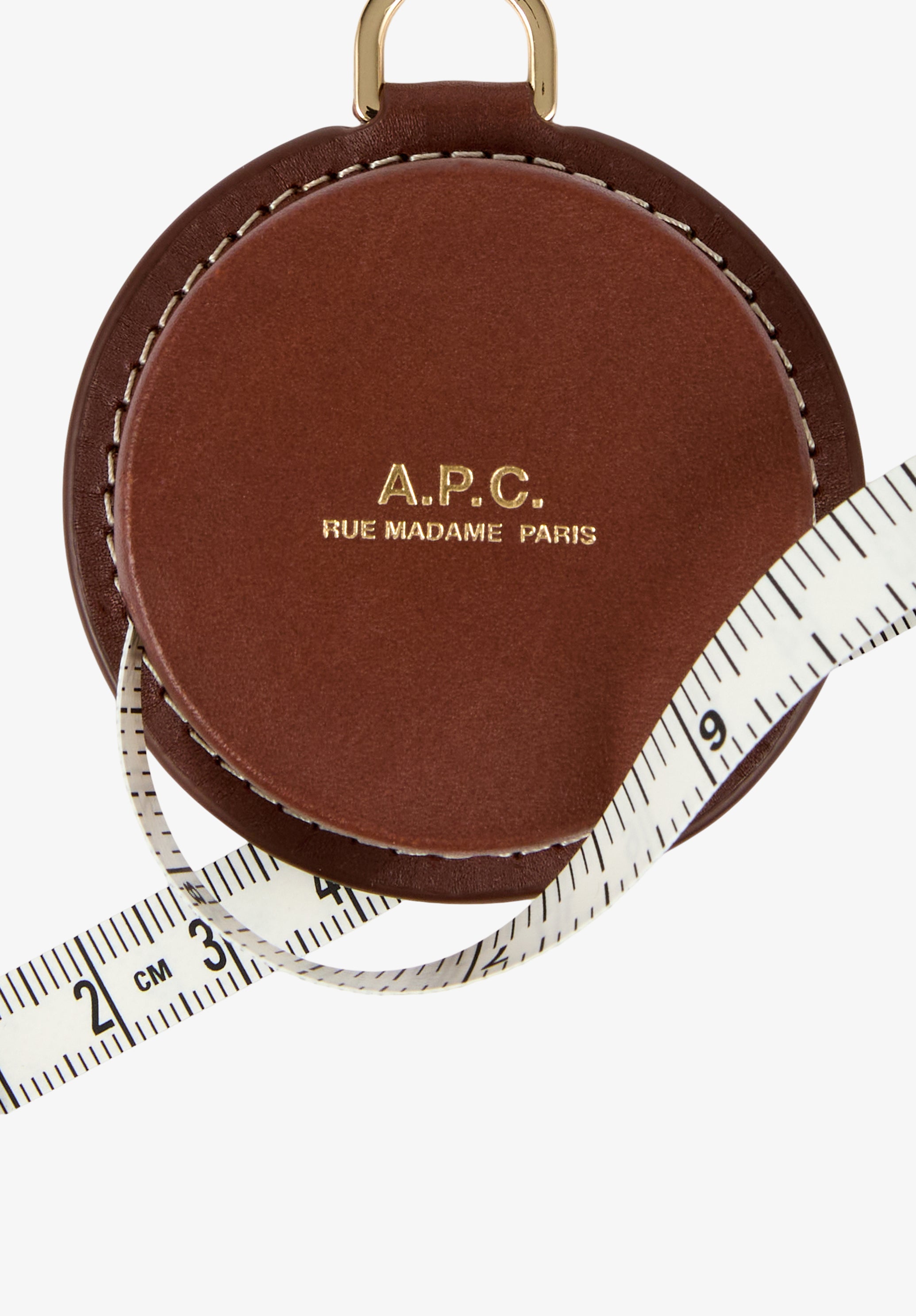 A.P.C. Accessories Maßband Leder TU Glattleder