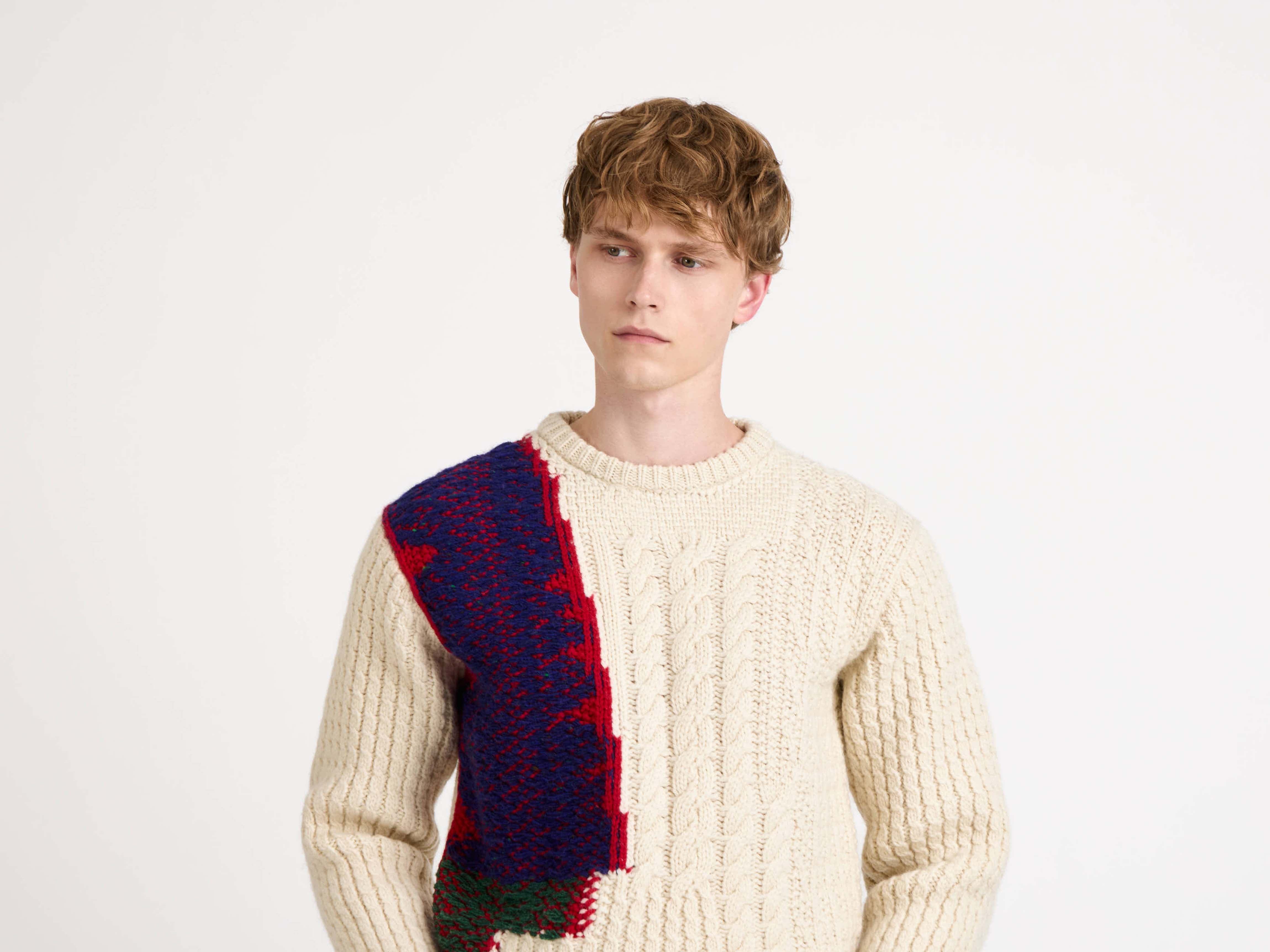 J.W.Anderson Cable-Knit Jumper Pullover Ivory